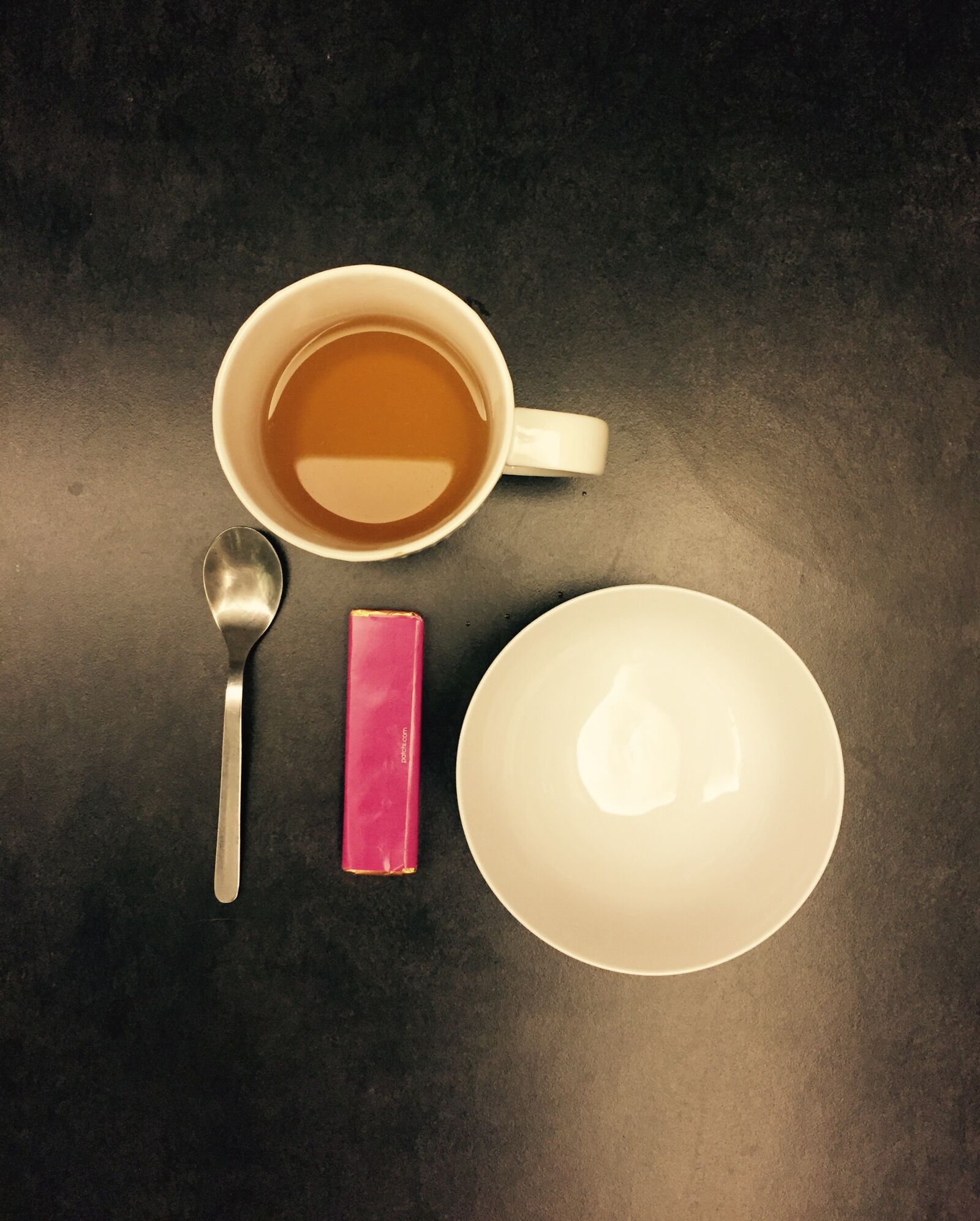 iPhone 6 back camera 4.15mm f/2.2 sample photo. Chocolate, mug, spoon, tea photography