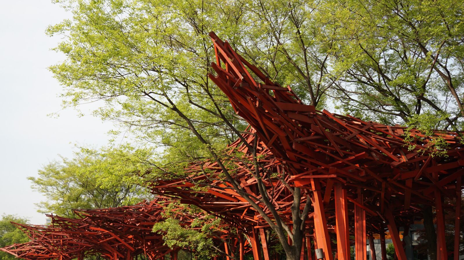 Sony a6000 sample photo. Sculpture park, sculpture, jing'an photography