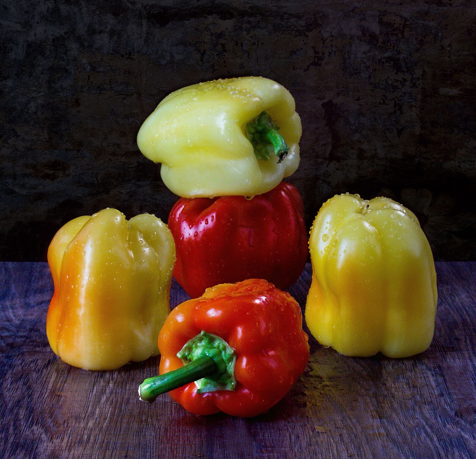 Canon PowerShot A590 IS sample photo. Pepper, red, yellow photography