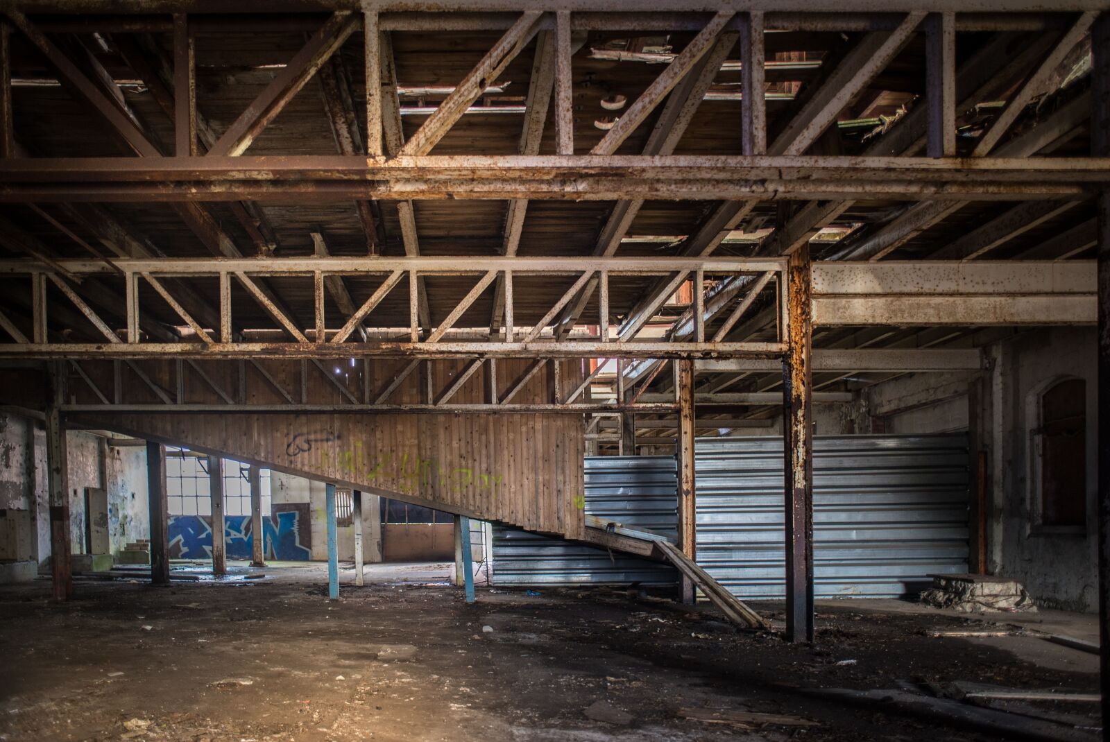 Nikon D610 sample photo. Factory, empty, abandoned photography