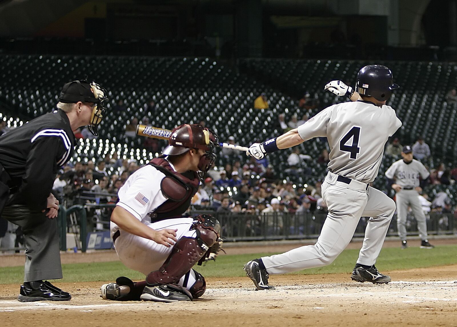 Canon EOS 20D sample photo. Baseball, game, hit photography