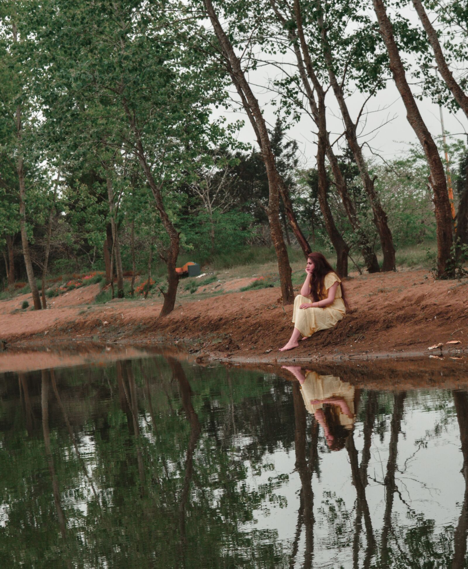 Nikon D3200 sample photo. Sad, woman, outdoors photography