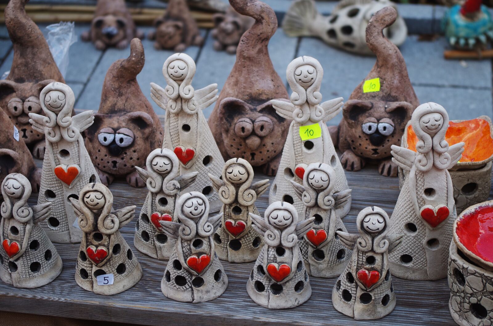 Pentax K-500 sample photo. Market, feast, slovakia photography