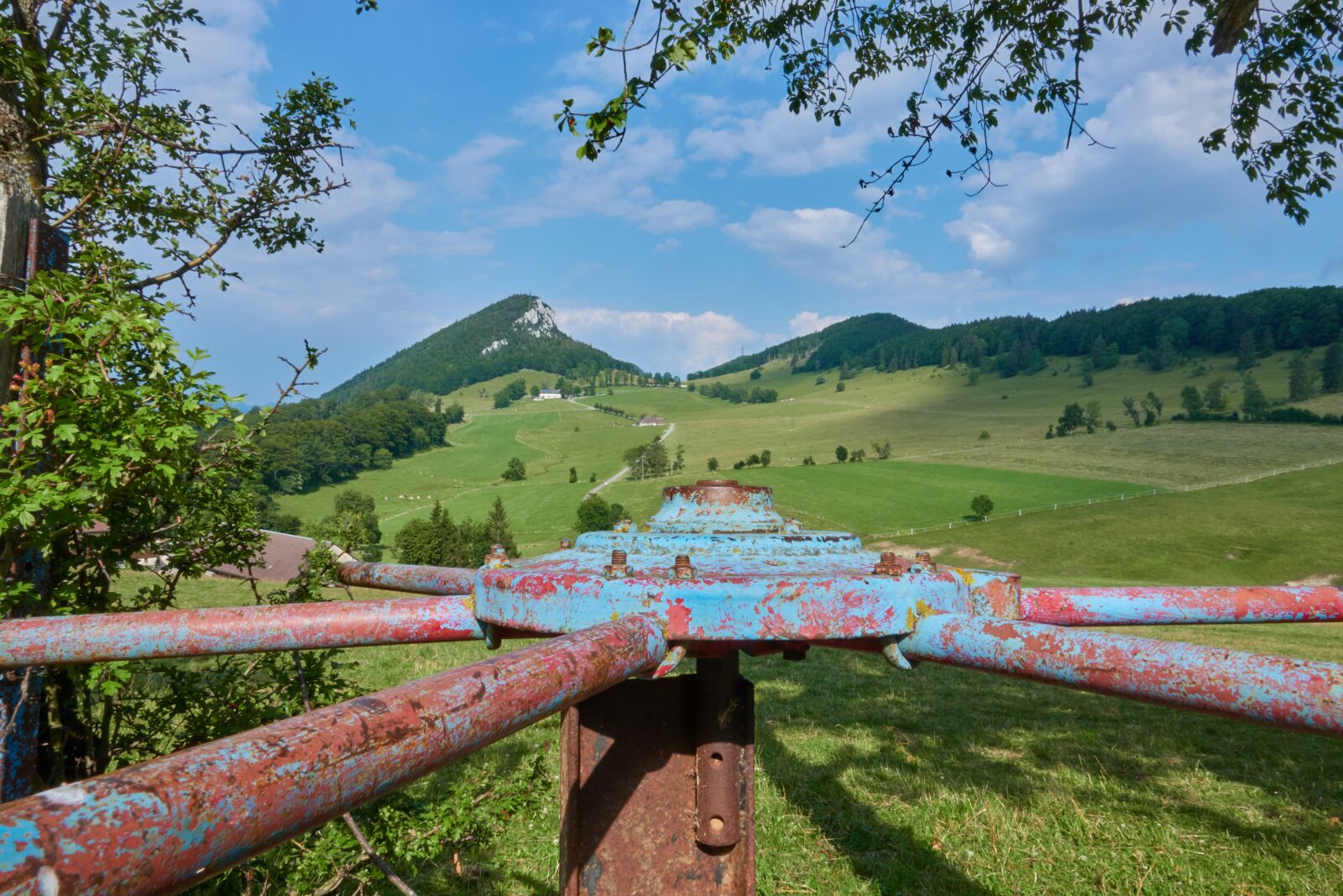 Sony Cyber-shot DSC-RX10 IV sample photo. Rotary wheel, landscape, mountains photography