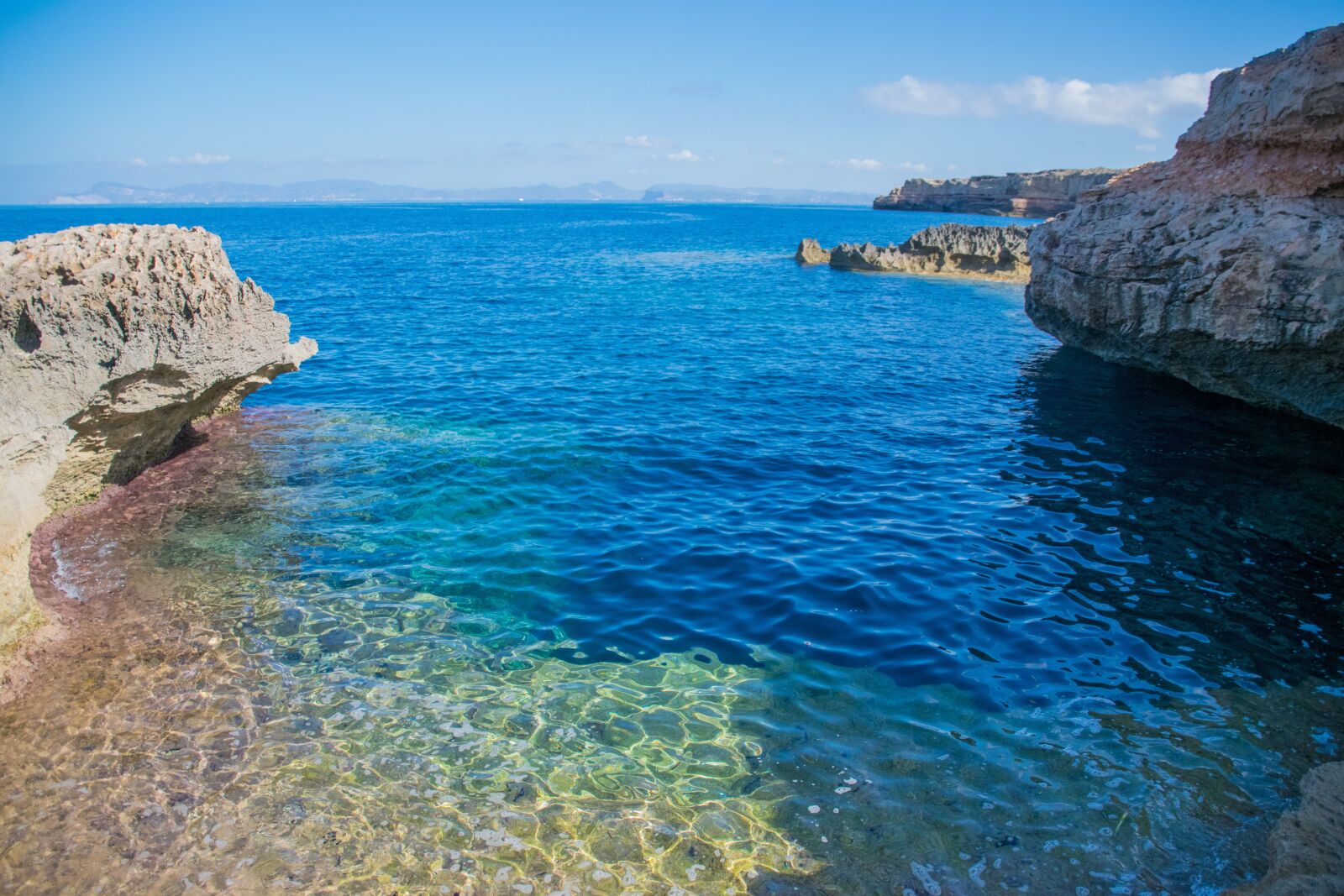 Nikon D5300 sample photo. Formentera, cala, sea photography