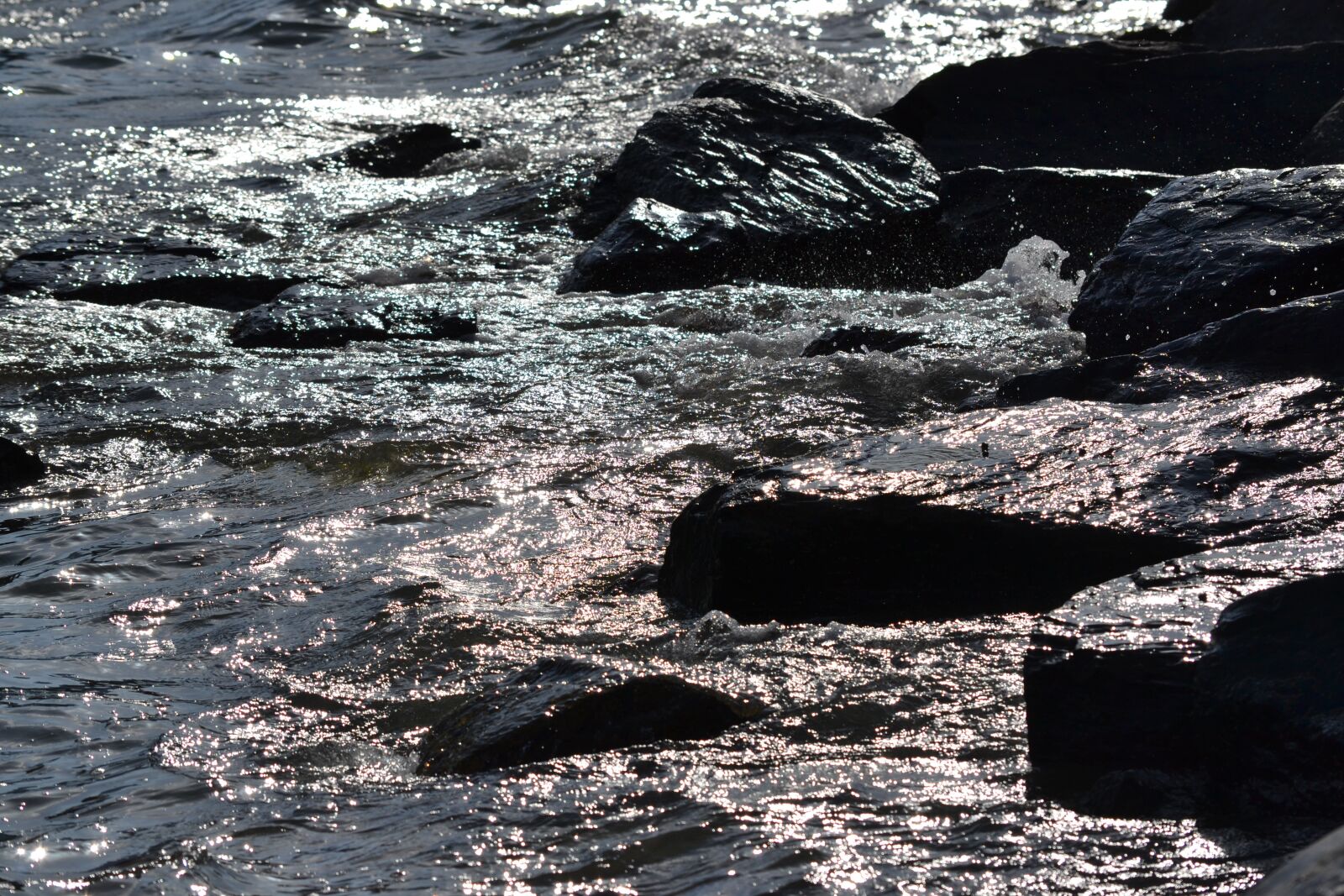 Nikon D3100 sample photo. Water, rocks, spain photography