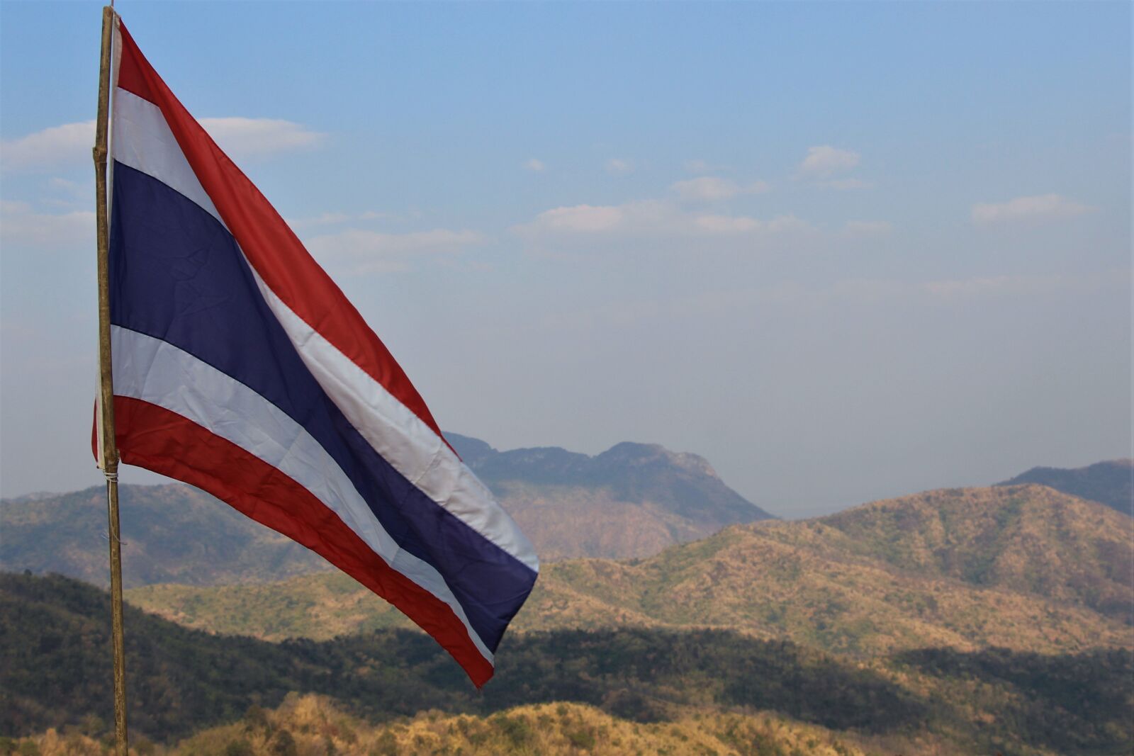 Canon EOS 700D (EOS Rebel T5i / EOS Kiss X7i) sample photo. Phetchabun, thailand, flag photography