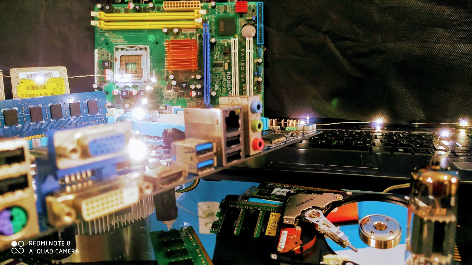 Xiaomi Redmi Note 8 sample photo. Motherboard, informatica, tecnologia photography