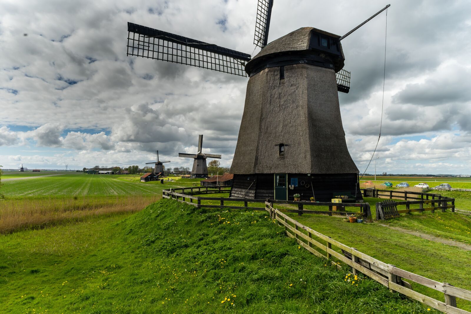 Sony a7 II sample photo. Netherlands, windmills, holland photography