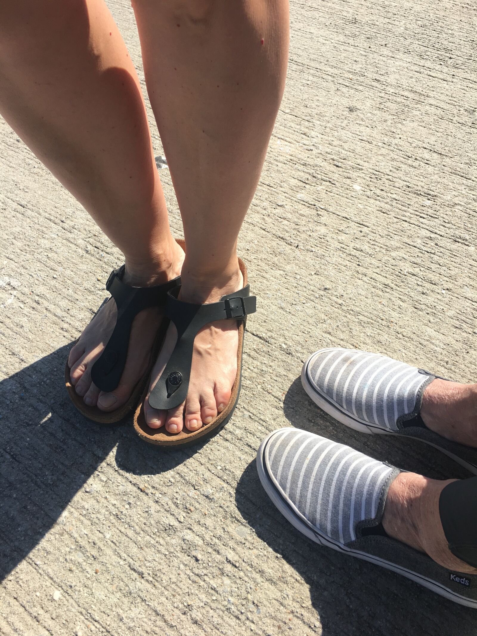 iPhone 6s Plus back camera 4.15mm f/2.2 sample photo. Feet, summer, legs photography