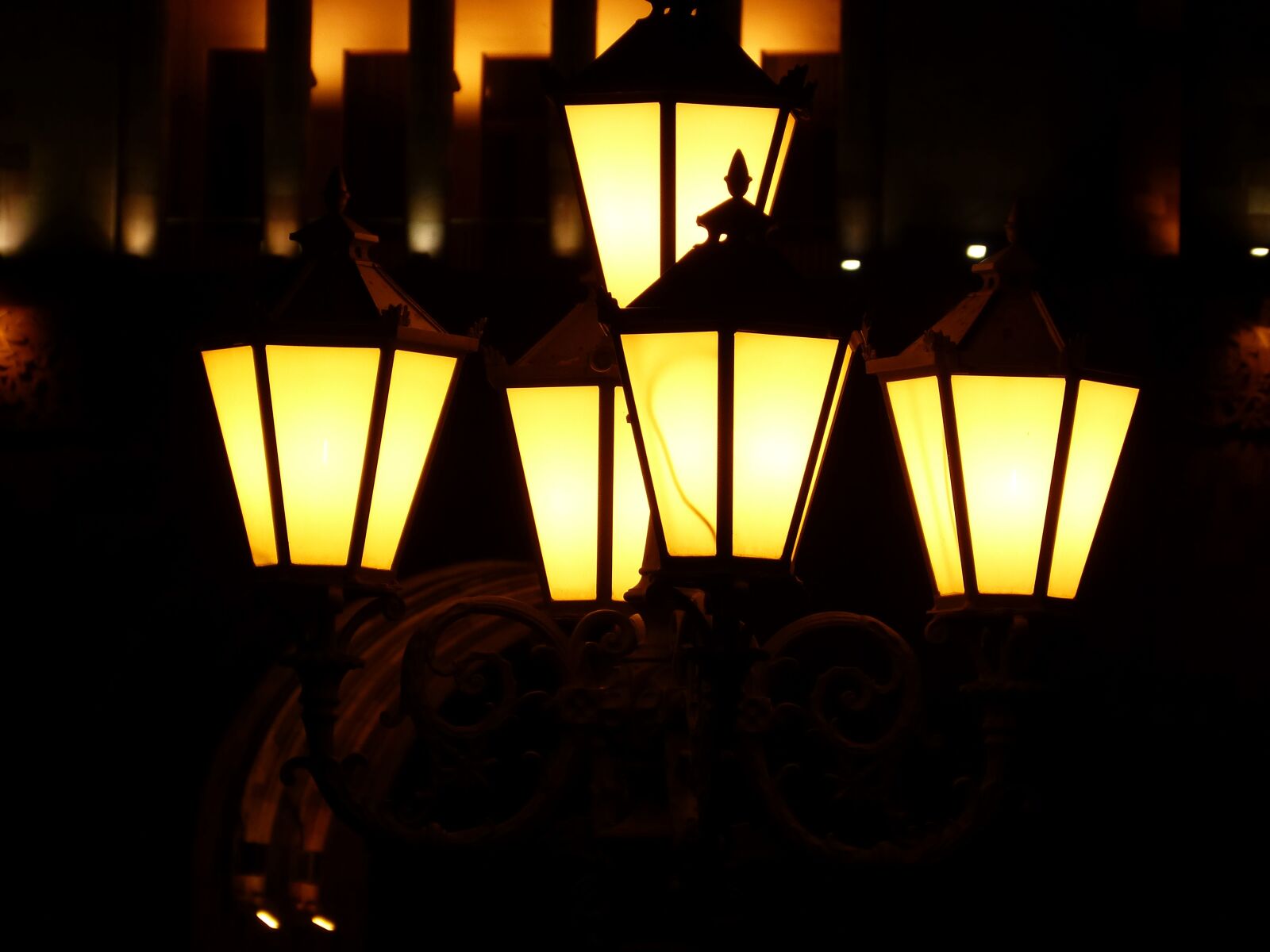 Panasonic DMC-FZ62 sample photo. Lantern, at night, bright photography