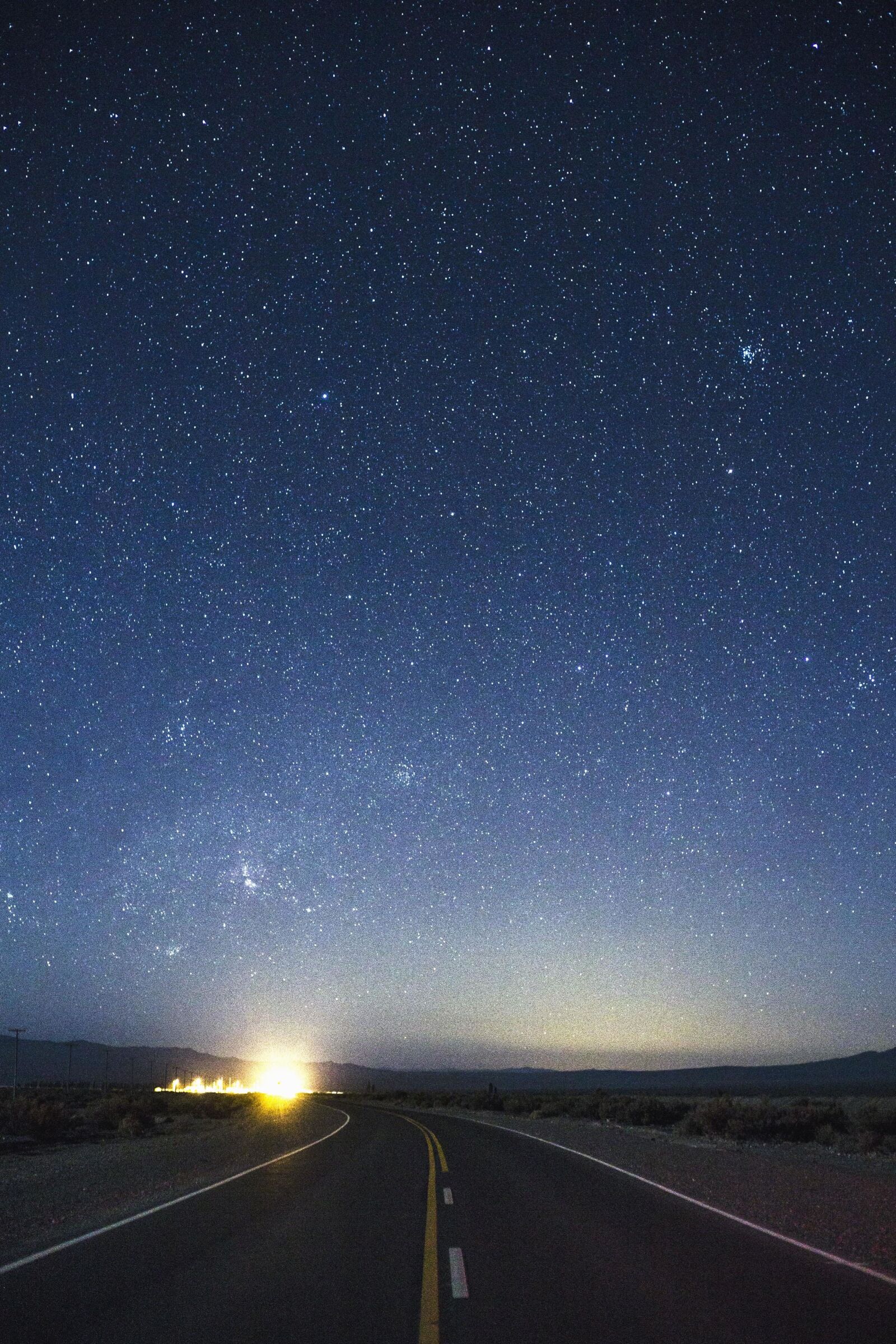 Canon EOS 6D sample photo. Road, light, transportation, star photography