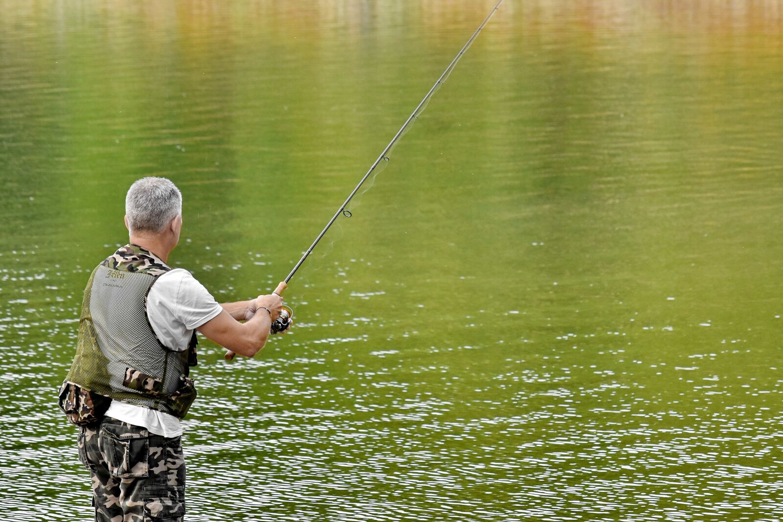 Nikon D5500 sample photo. Angler, fisherman, fishing license photography