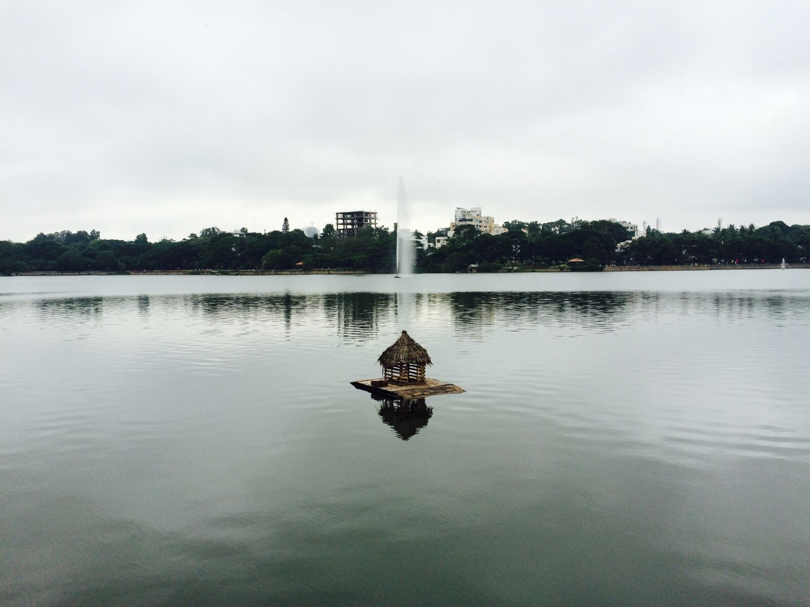 iPhone 5s back camera 4.15mm f/2.2 sample photo. Lake, duck house, water photography