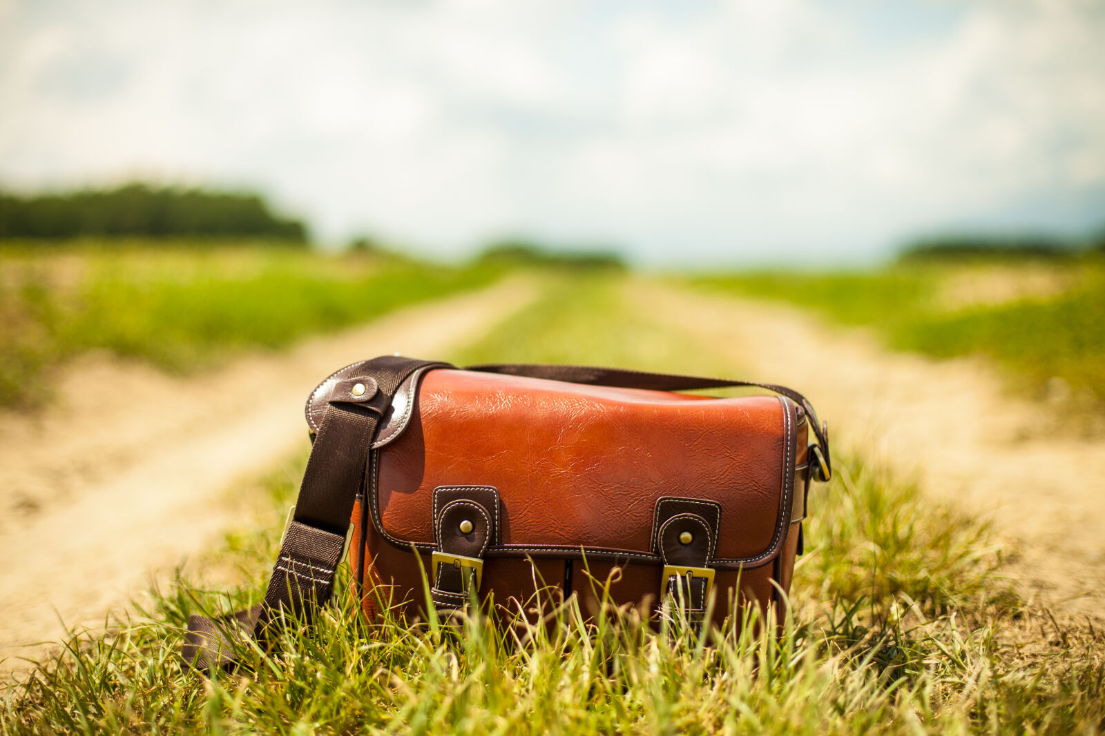 Canon EOS 5D Mark II sample photo. Bag, country, lane, fashion photography
