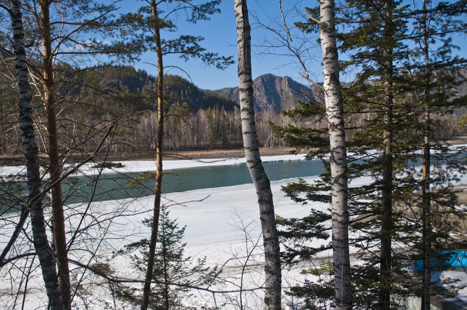 Nikon D300 sample photo. River, mountains, landscape photography