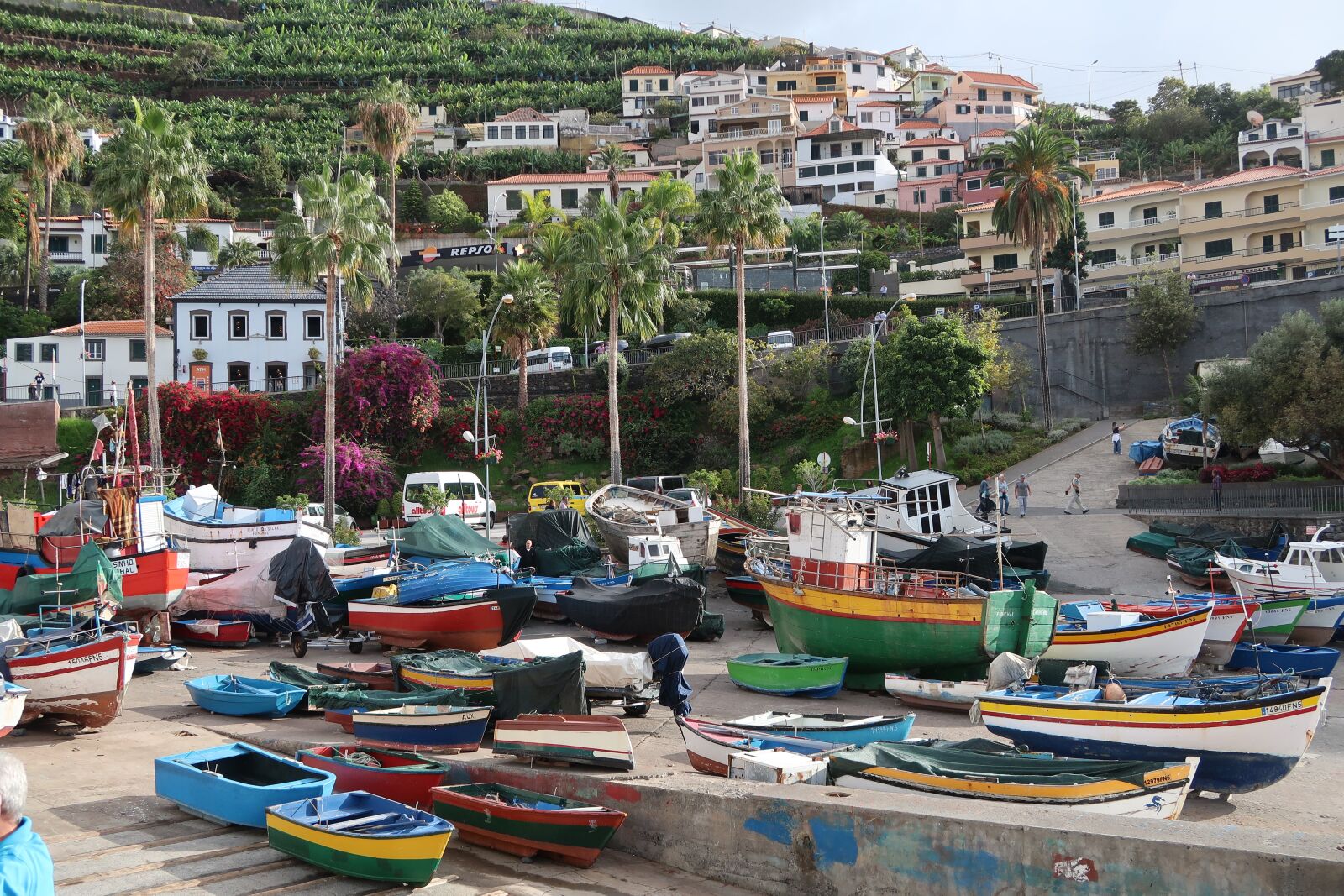 Canon PowerShot G7 X Mark II sample photo. Madeira, boat, town photography