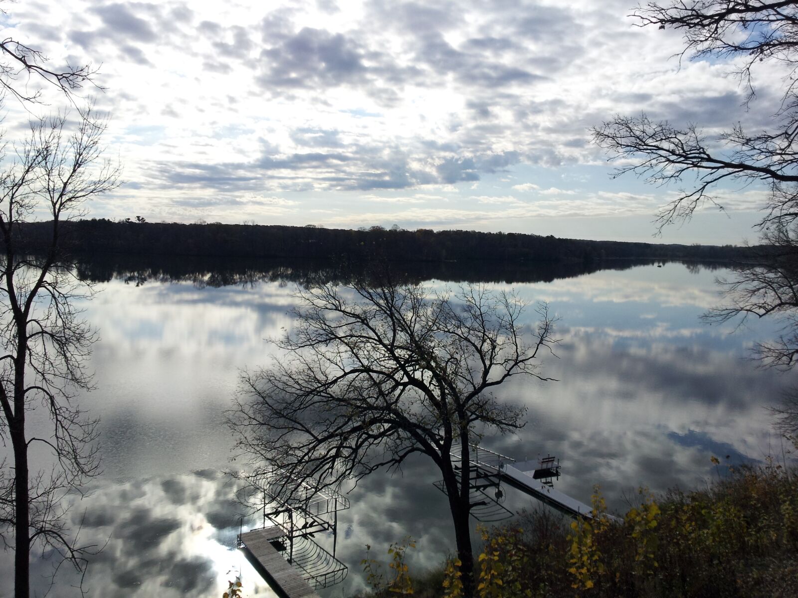 Samsung Galaxy S2 Epic sample photo. Minnesota, blue lake, reflection photography