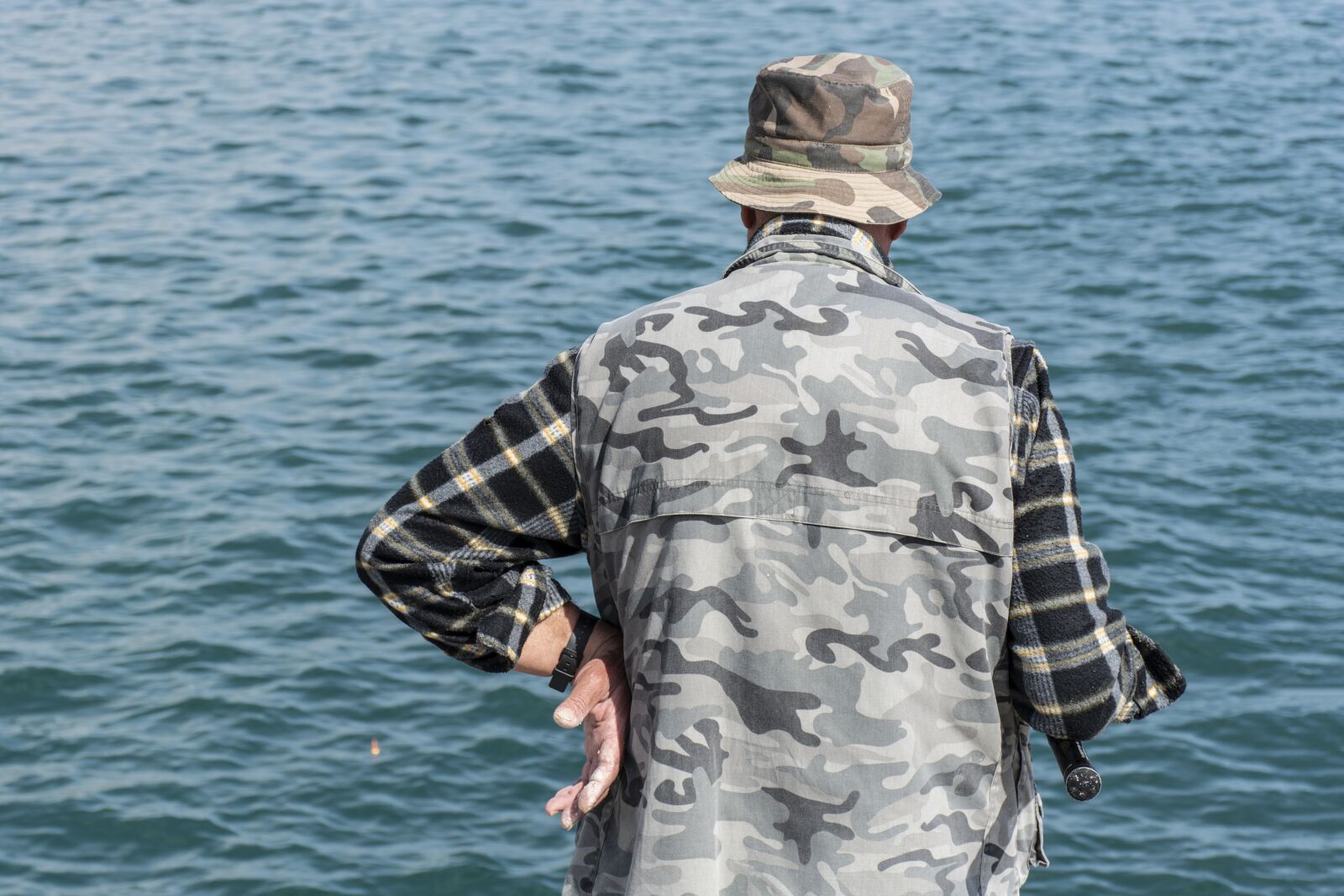 Nikon D7100 sample photo. Fisherman, sea, fishing photography
