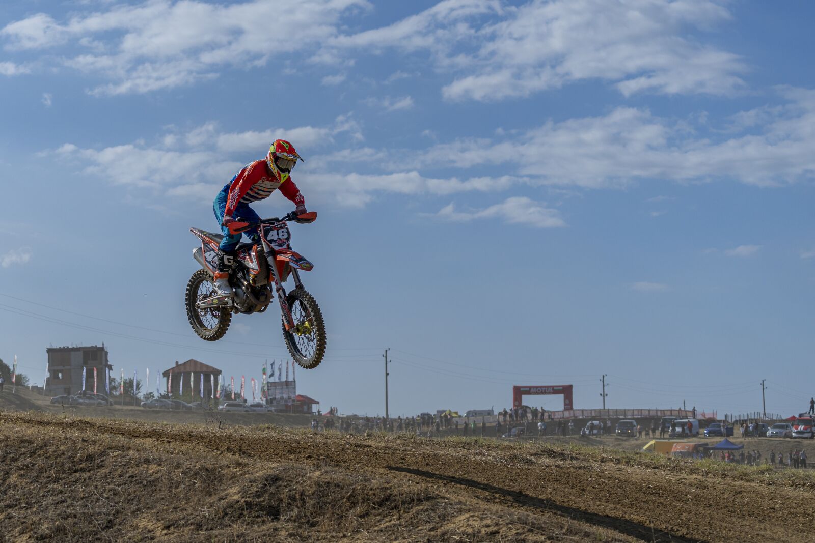 Sony a7 II + Sony FE 70-200mm F4 G OSS sample photo. Motocross, grand prix, engine photography