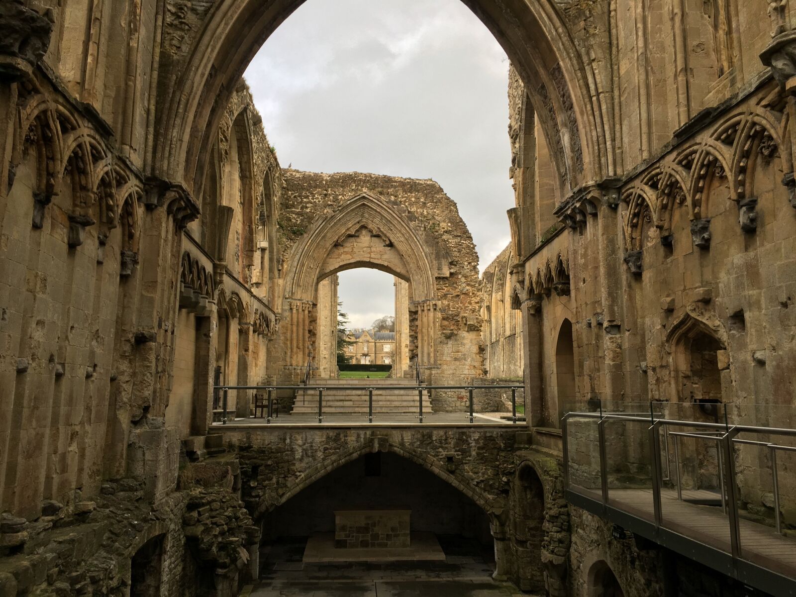 Apple iPhone 6s sample photo. Glastonbury, abbey, england photography