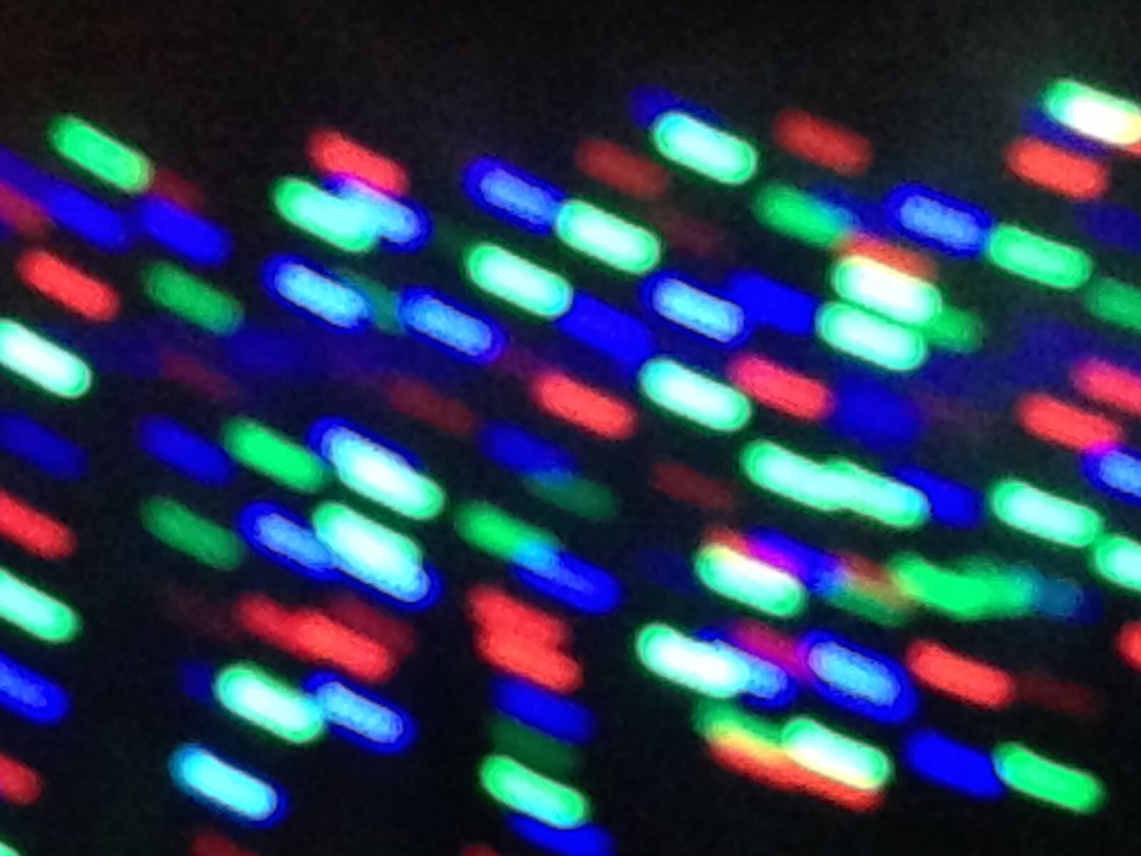 Apple iPhone 5c sample photo. Blur, christmas, lights, coloured photography