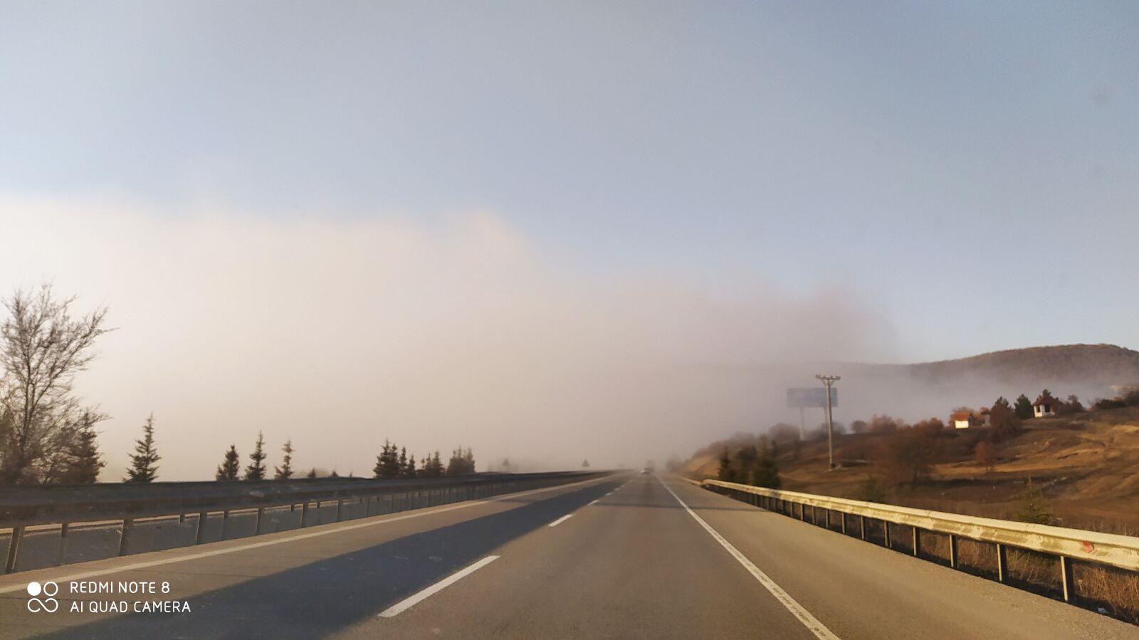 Xiaomi Redmi Note 8 sample photo. Road, nature, cloud photography