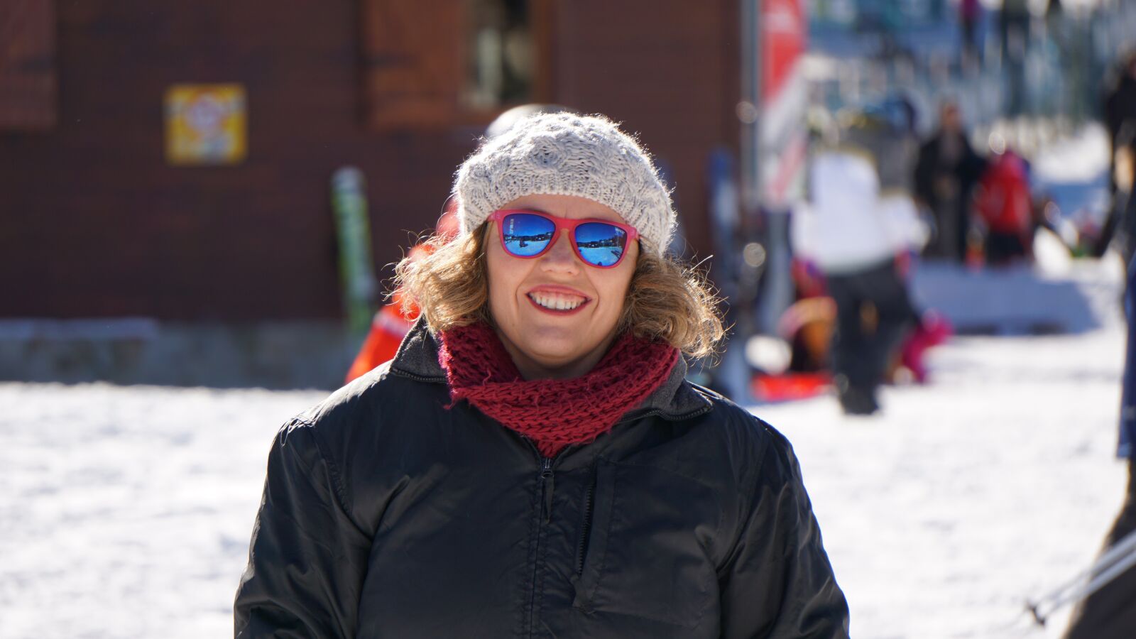 Sony a6000 sample photo. Skier, girl, la molina photography
