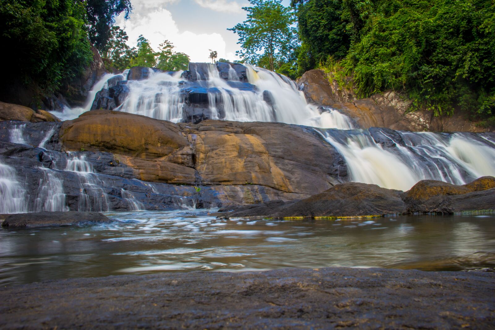 Canon EOS 100D (EOS Rebel SL1 / EOS Kiss X7) sample photo. Waterfall, water falls, s photography