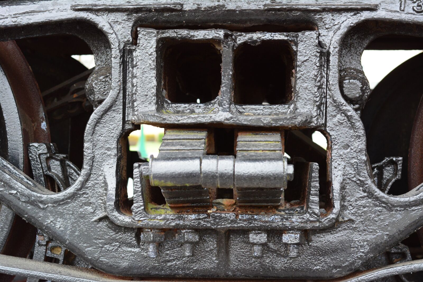 Nikon D5200 sample photo. Train, springs, railway photography