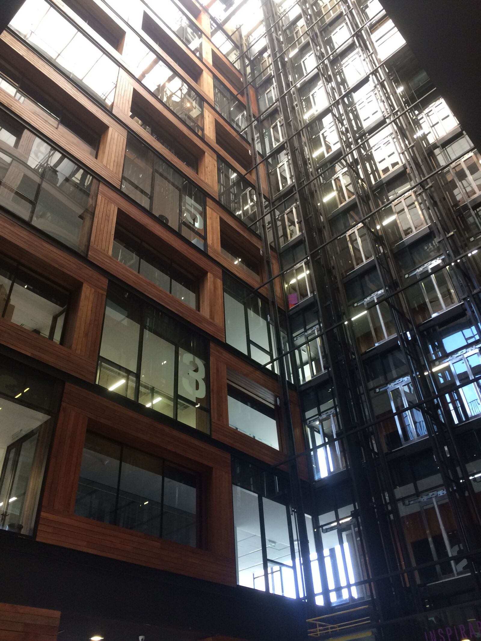 iPhone 5s back camera 4.15mm f/2.2 sample photo. Architecture, building, elevator photography
