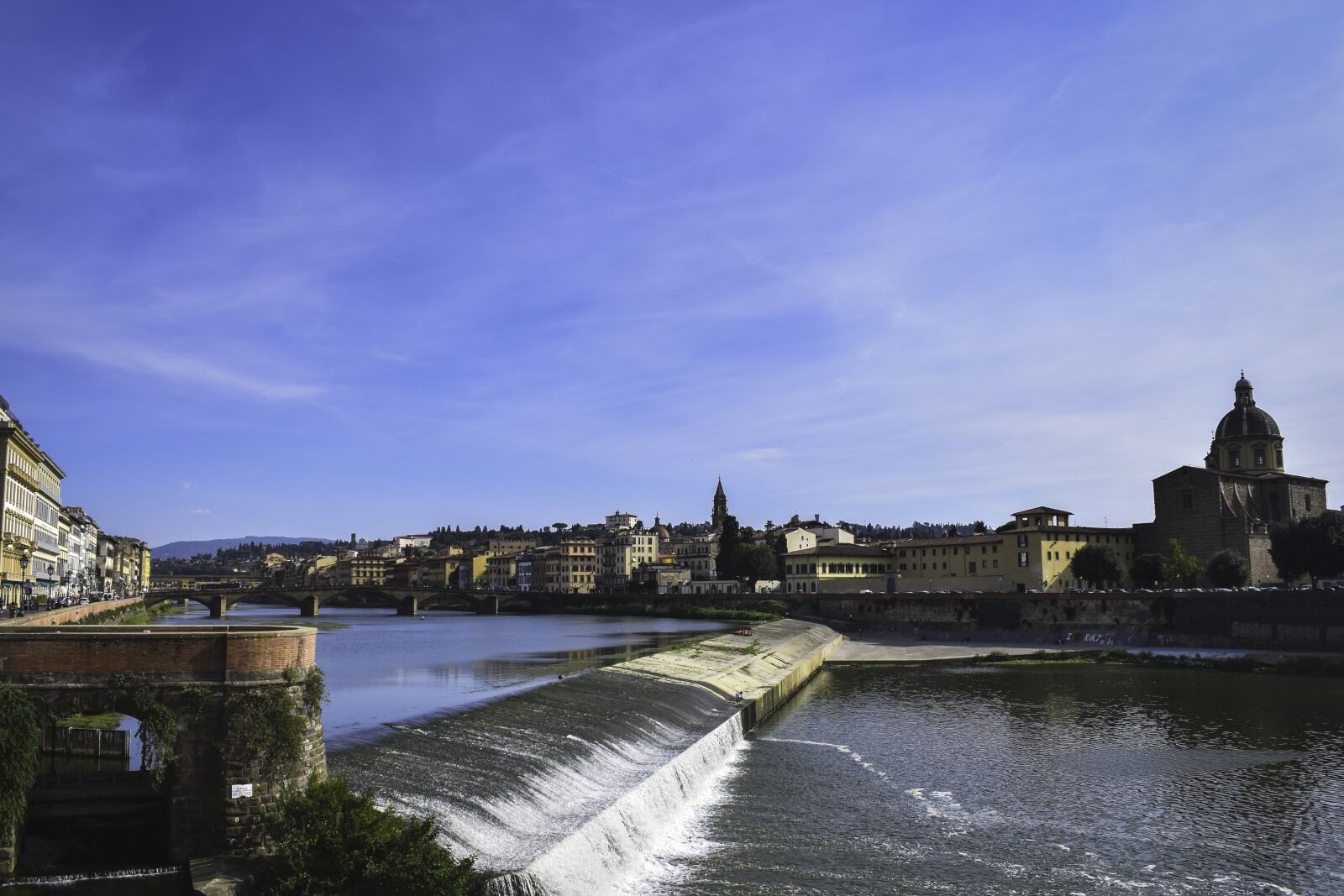 Nikon D3300 sample photo. Arno, river, florence photography