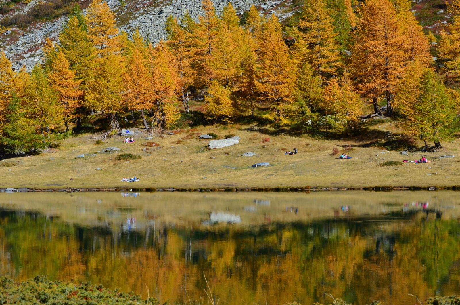 Nikon D5100 sample photo. Autumn, lake, reflection photography