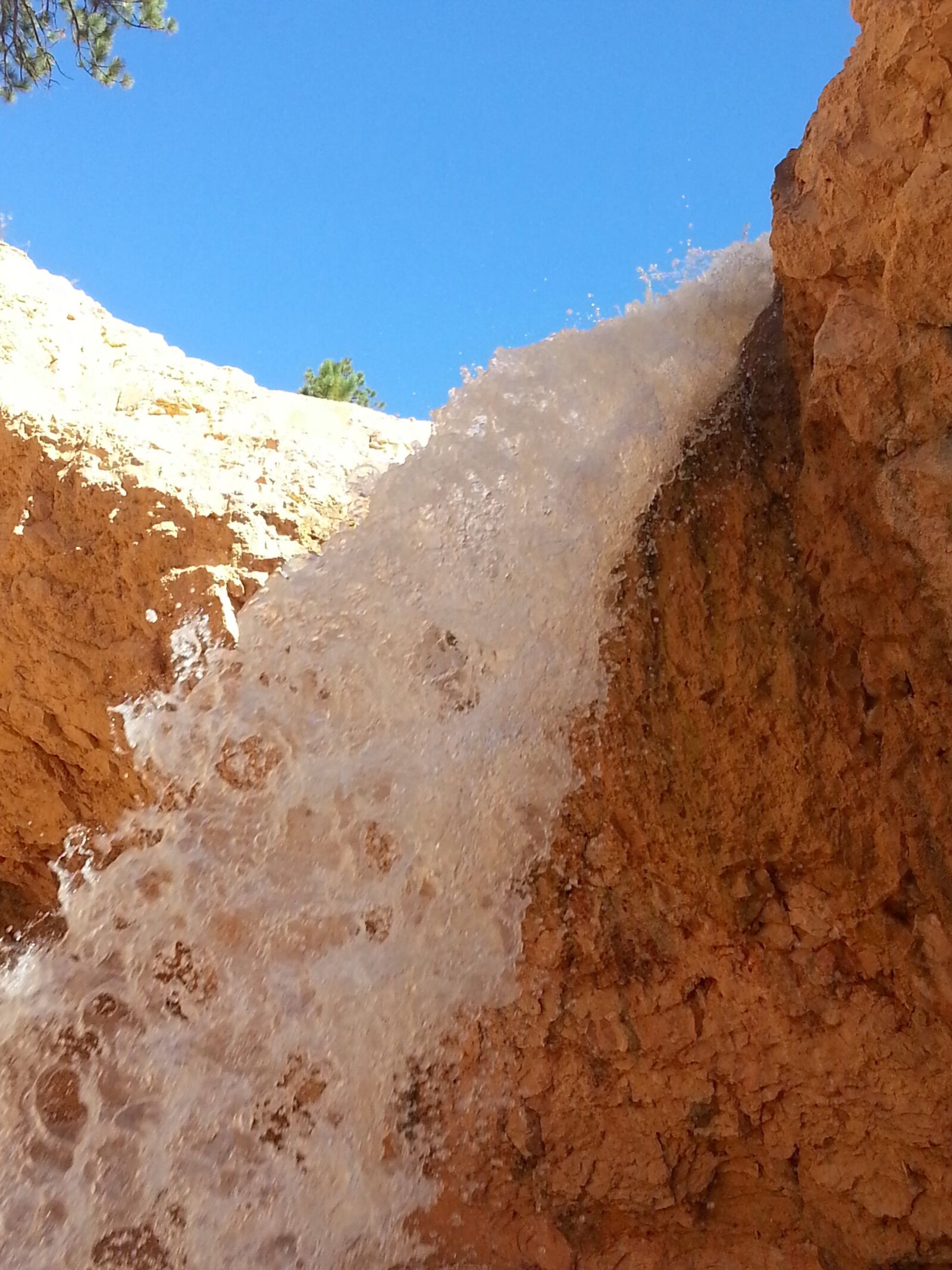 Samsung Galaxy S3 sample photo. Utah, waterfall, sky photography