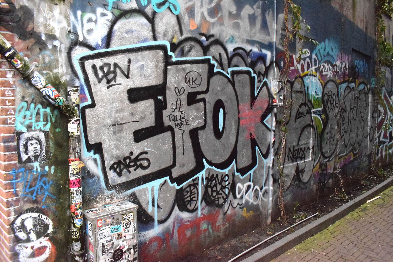 Nikon D3300 sample photo. Graffiti, amsterdam, wall photography