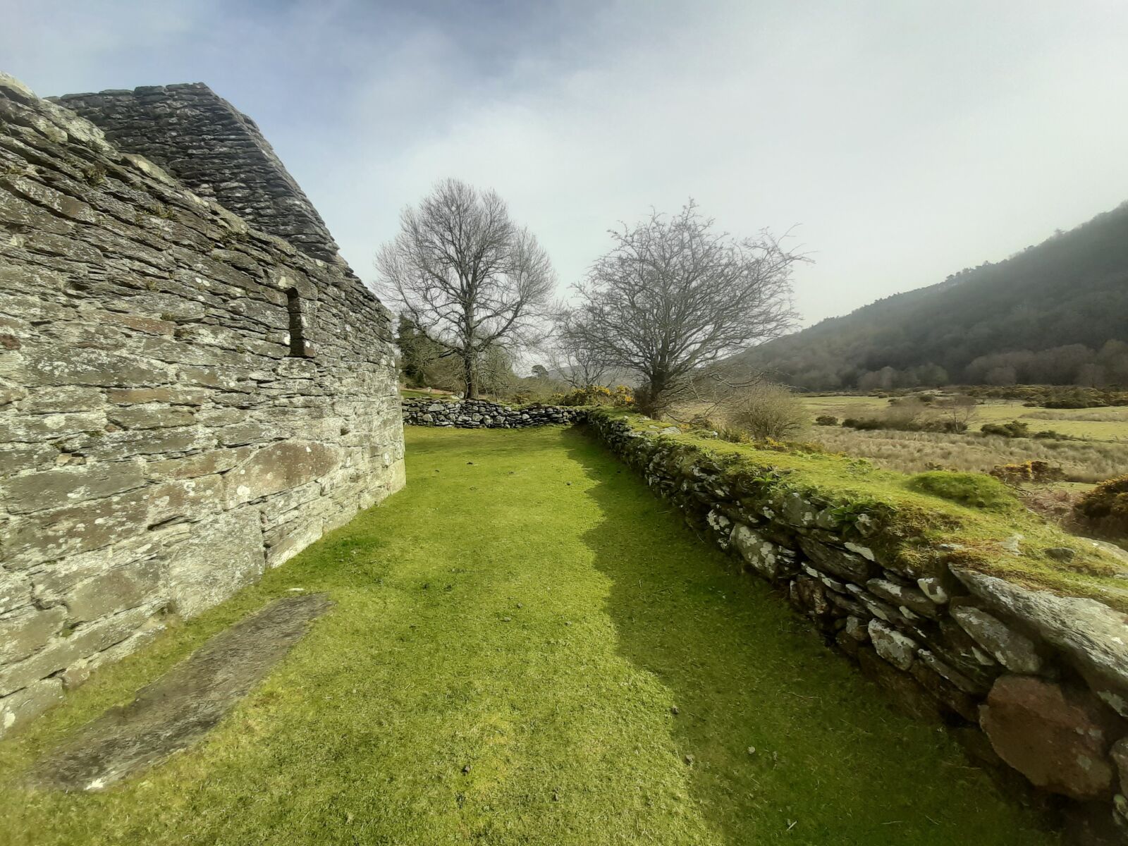 Samsung Galaxy A50 sample photo. Church, glendalough, ireland photography