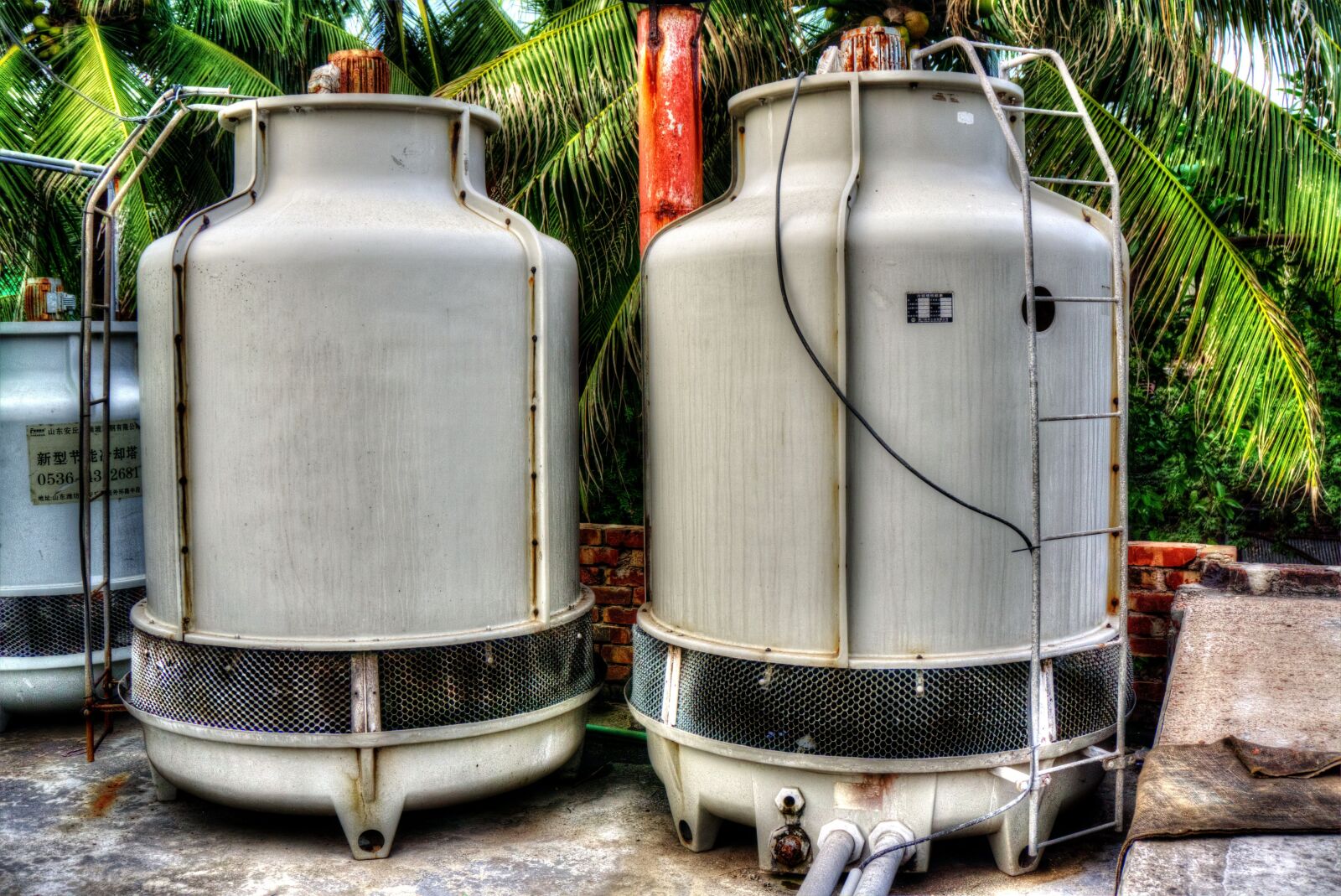 Sony a6000 sample photo. Machine cooler, tank, cooler photography