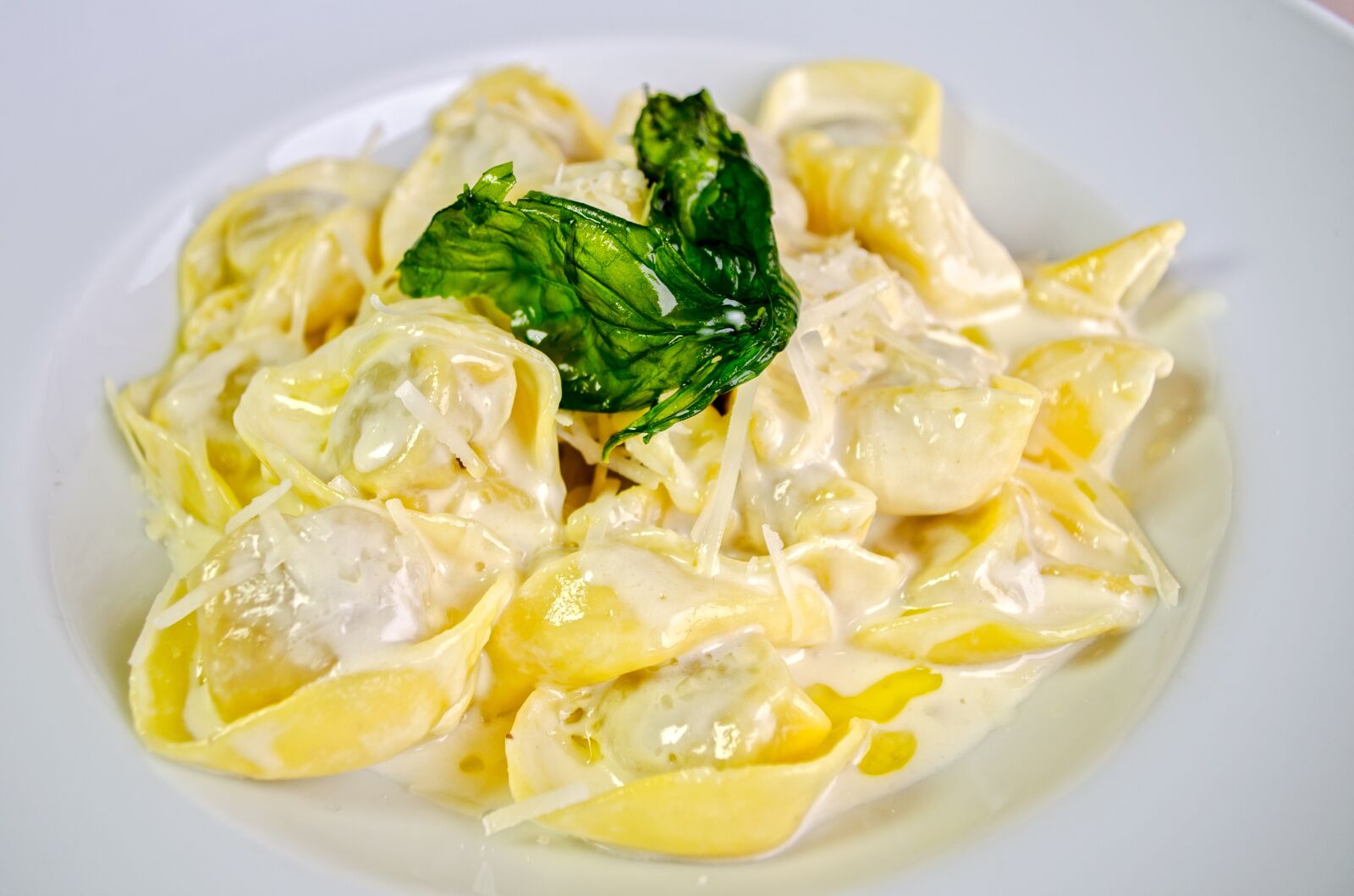 Nikon D5100 sample photo. Pasta, cappellini, prosciutto photography