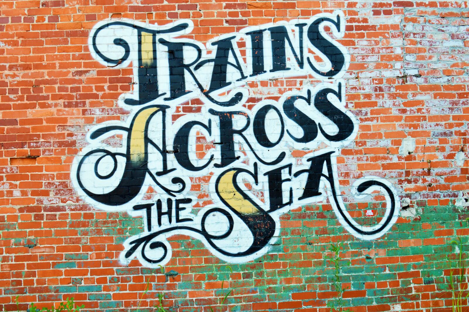 Nikon D3200 sample photo. Art, brick wall, mural photography