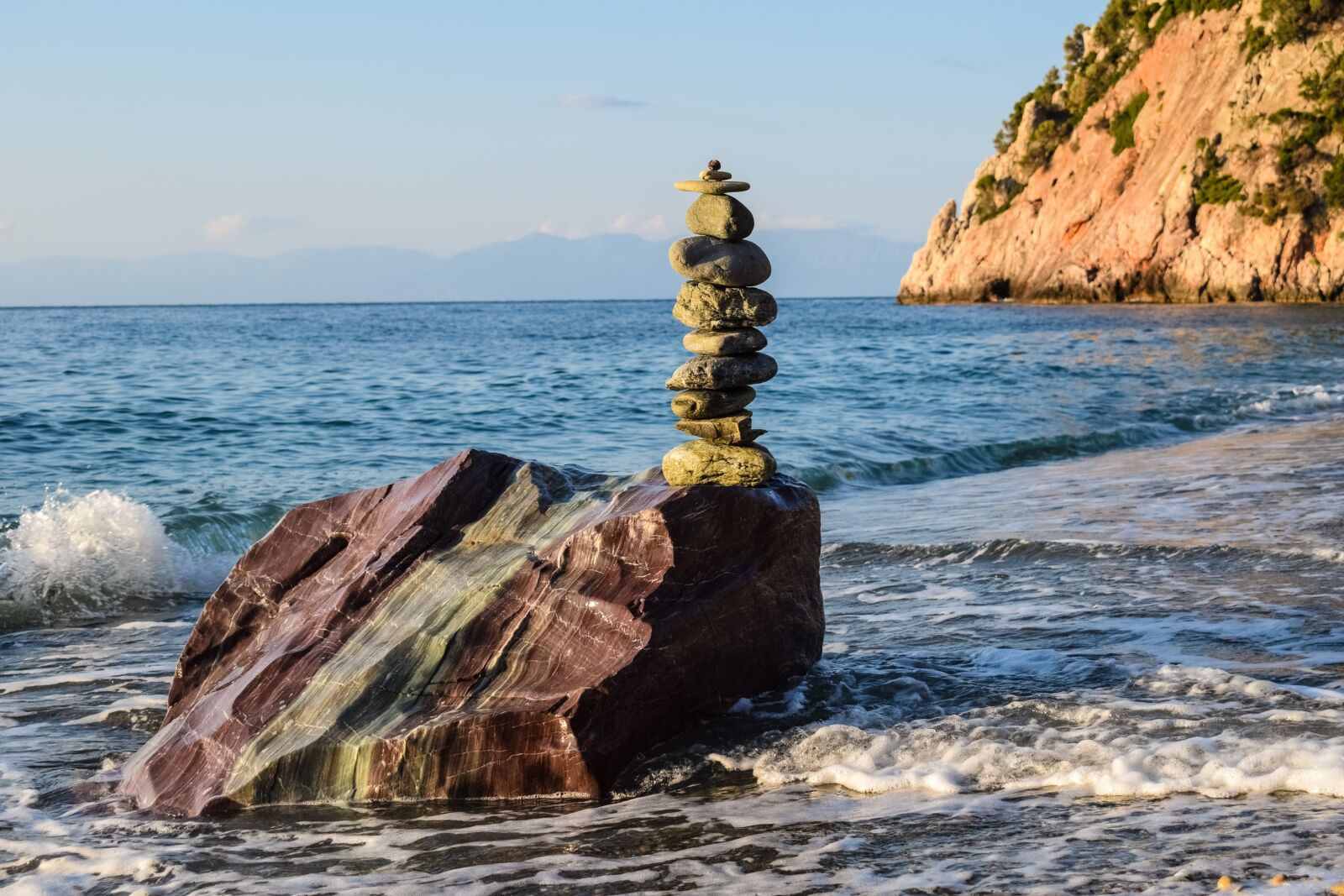 Nikon D3300 sample photo. Stones, rock, sea photography
