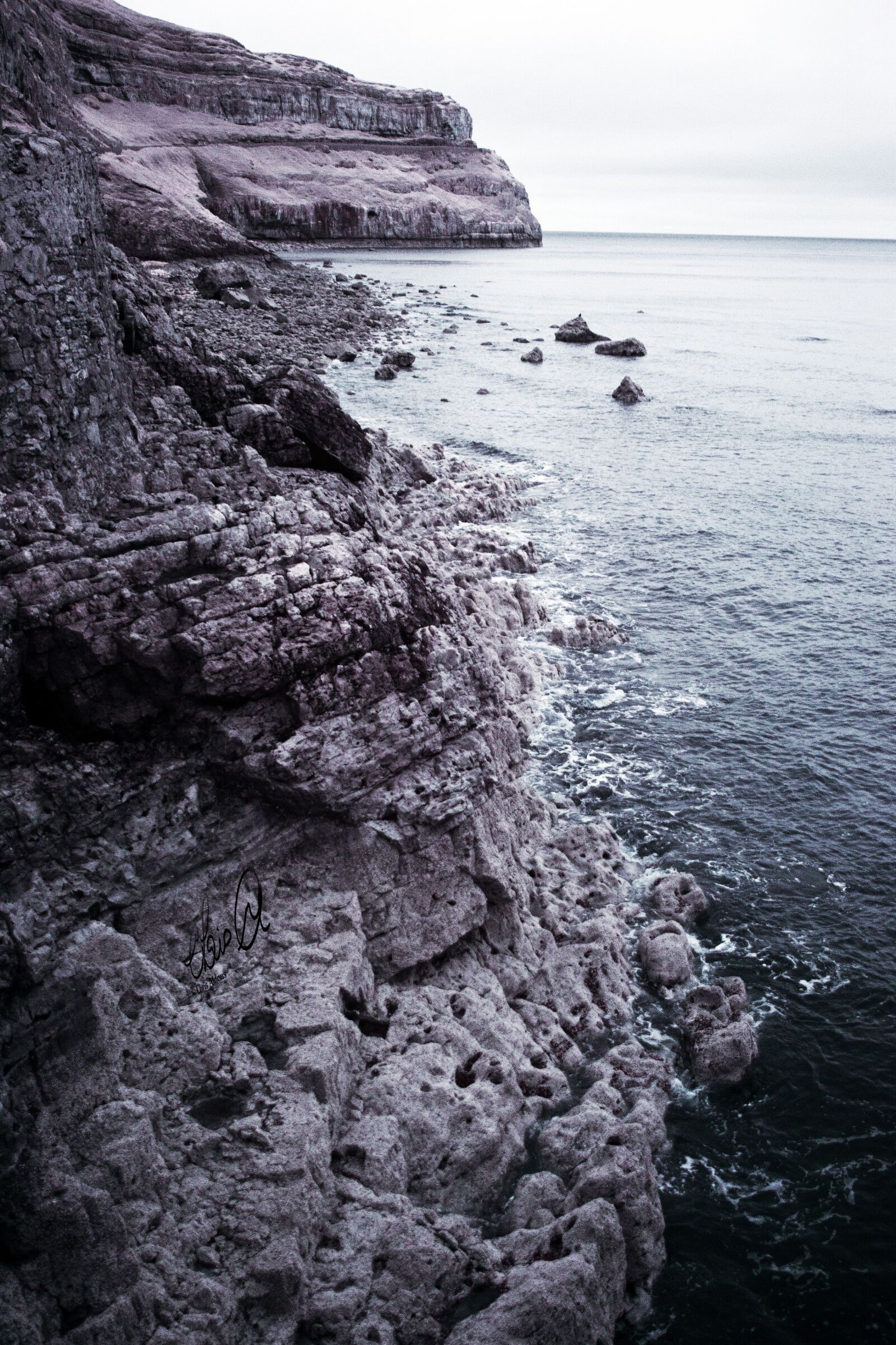 Canon EOS-1D Mark II sample photo. Wales, shore line, coast photography