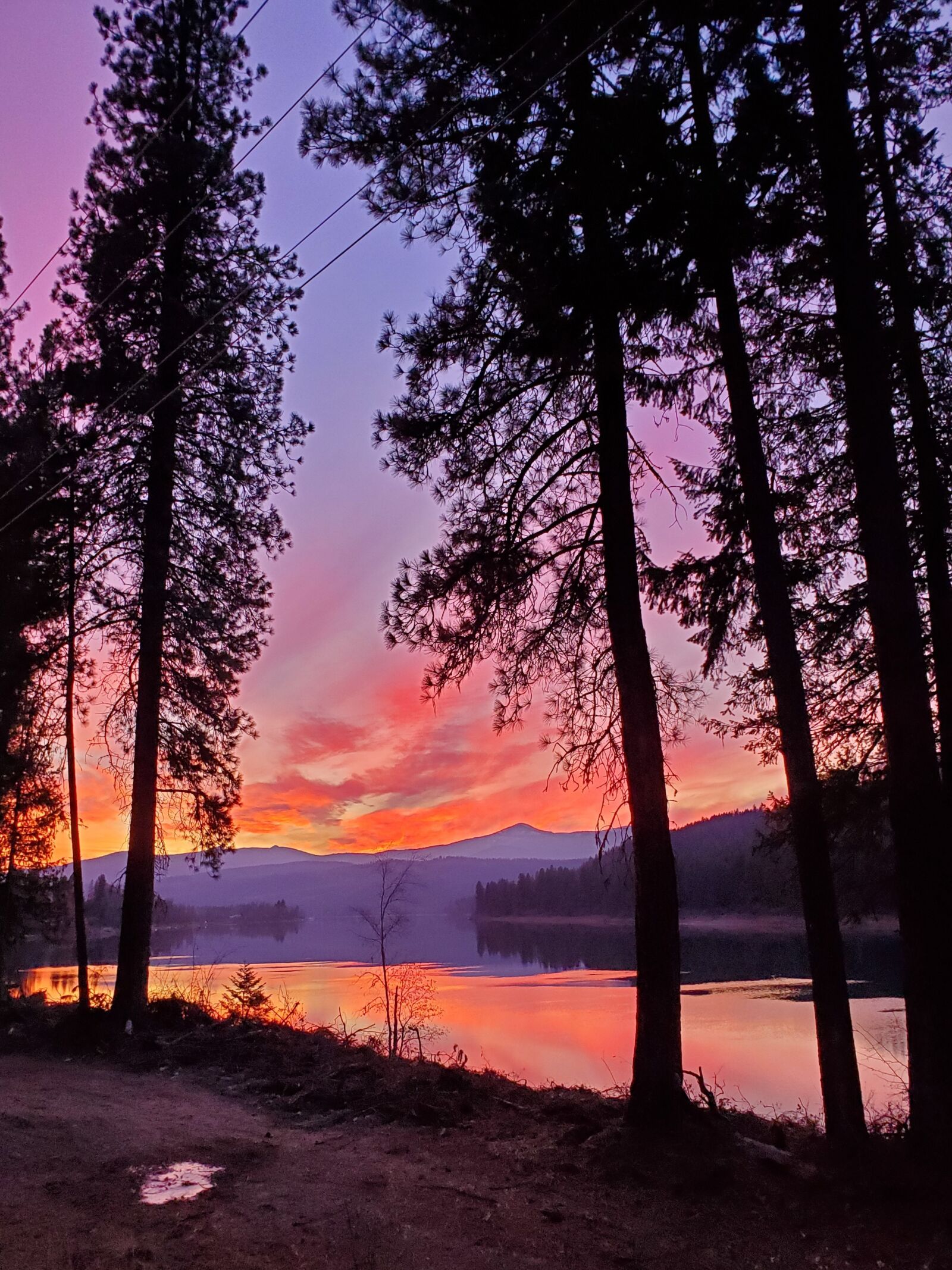 Samsung Galaxy S10 sample photo. Sunset, evening sky, river photography