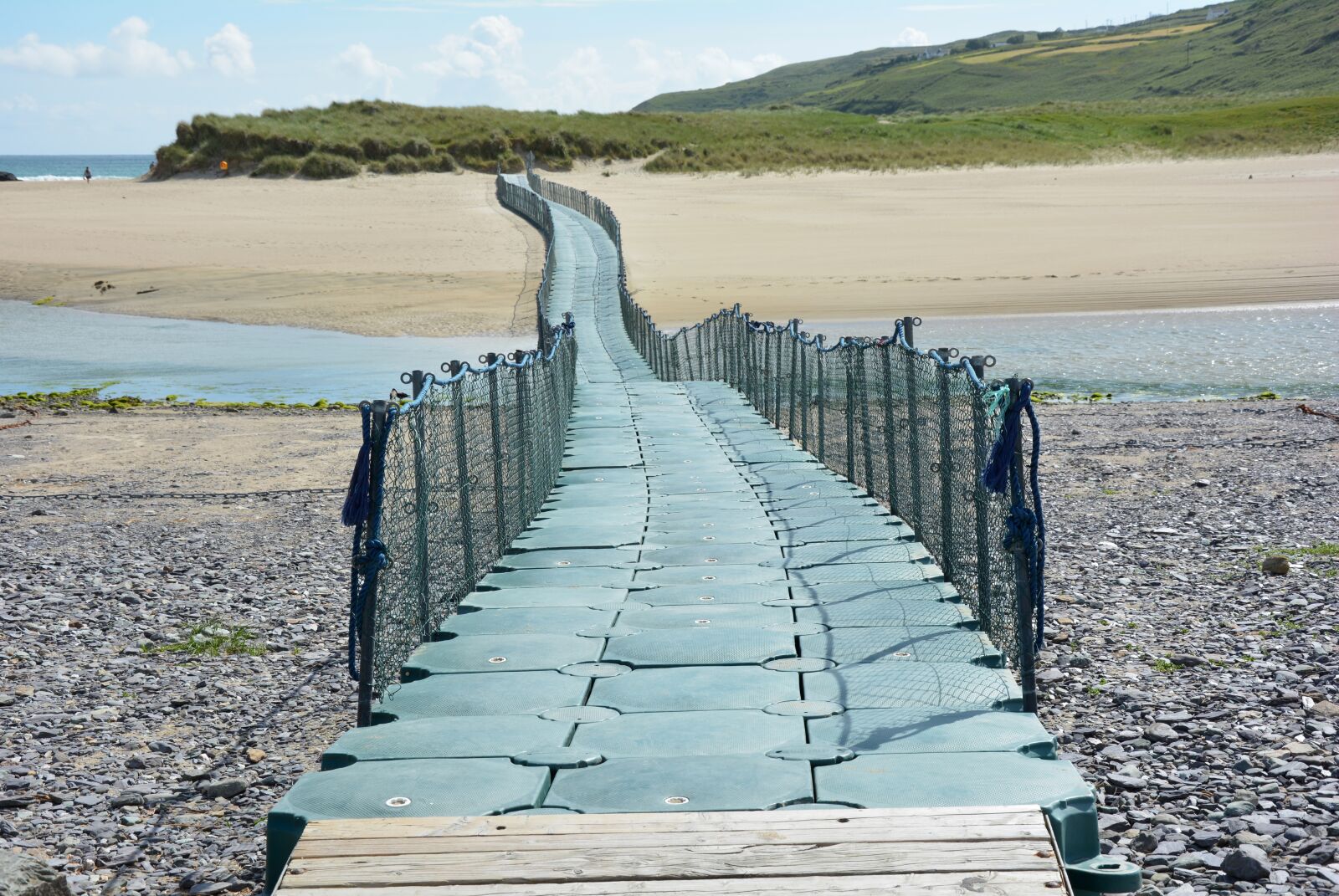 Nikon D5200 sample photo. Web, floating jetty, ireland photography