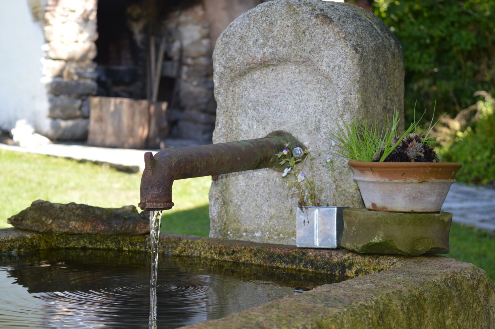 Nikon D3200 sample photo. Water, fountain, trough photography