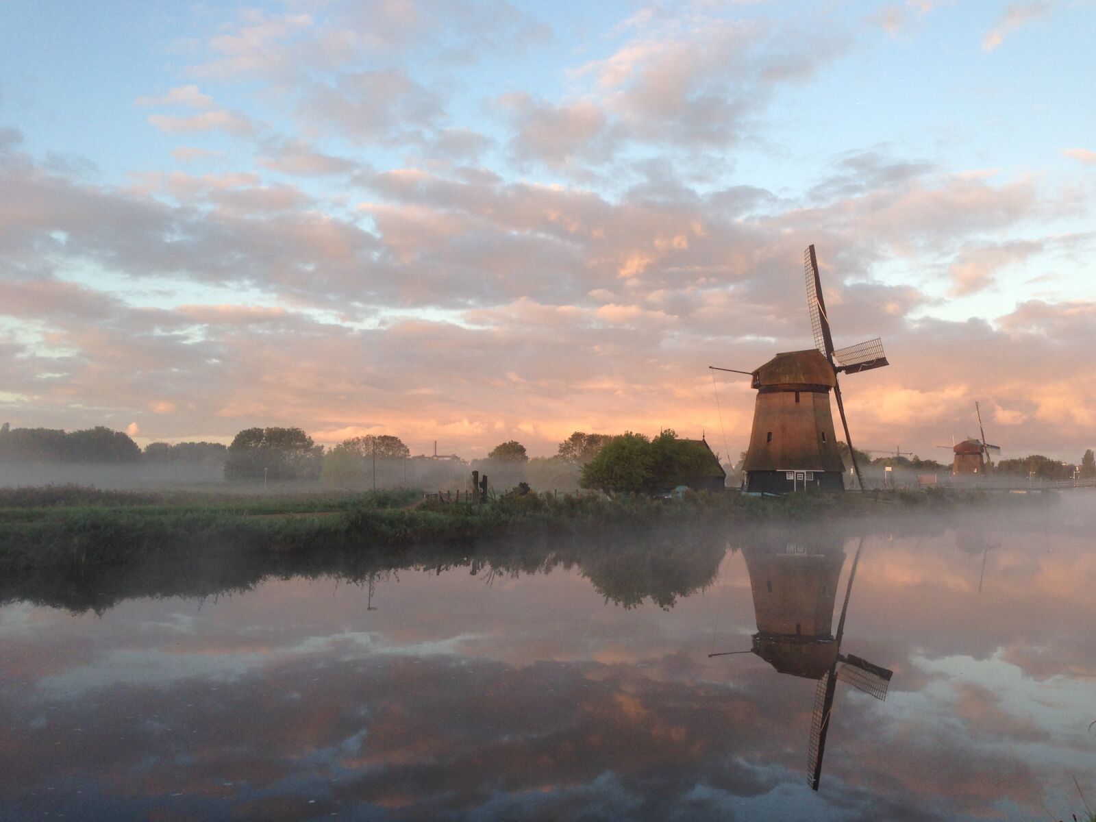 iPhone 5 back camera 4.12mm f/2.4 sample photo. Windmill, alkmaar, holland photography
