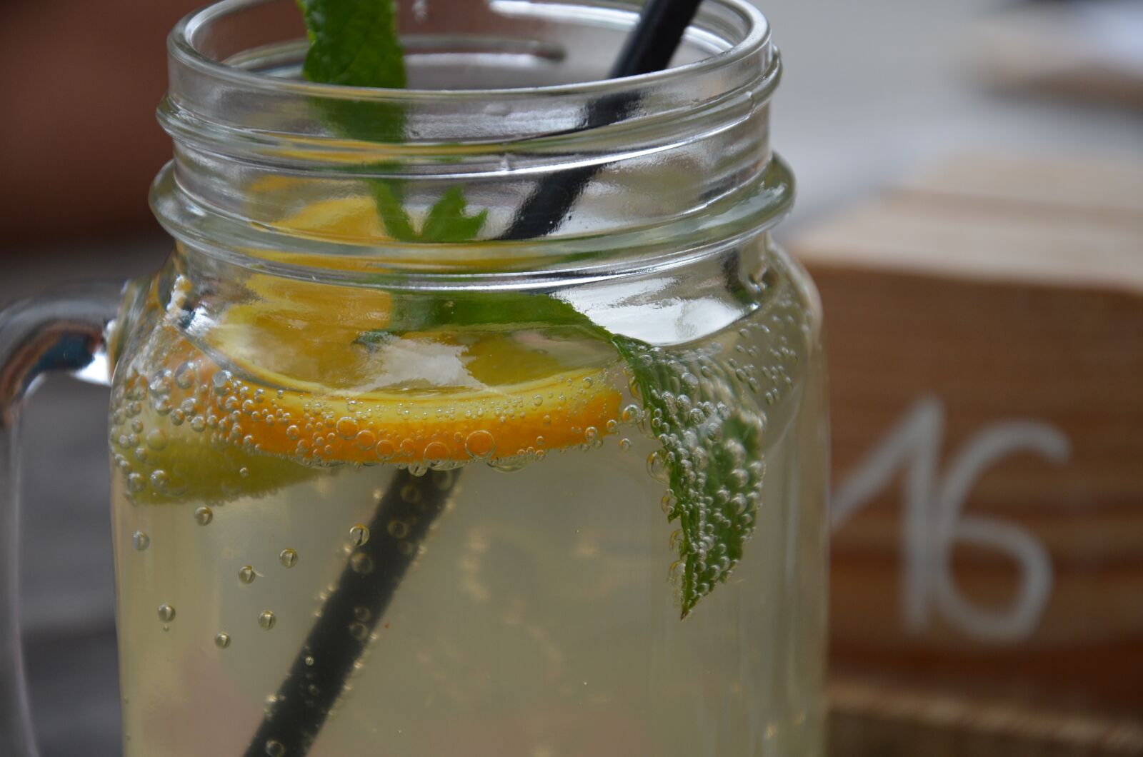 Nikon D5100 sample photo. Lemonade, summer, mint photography