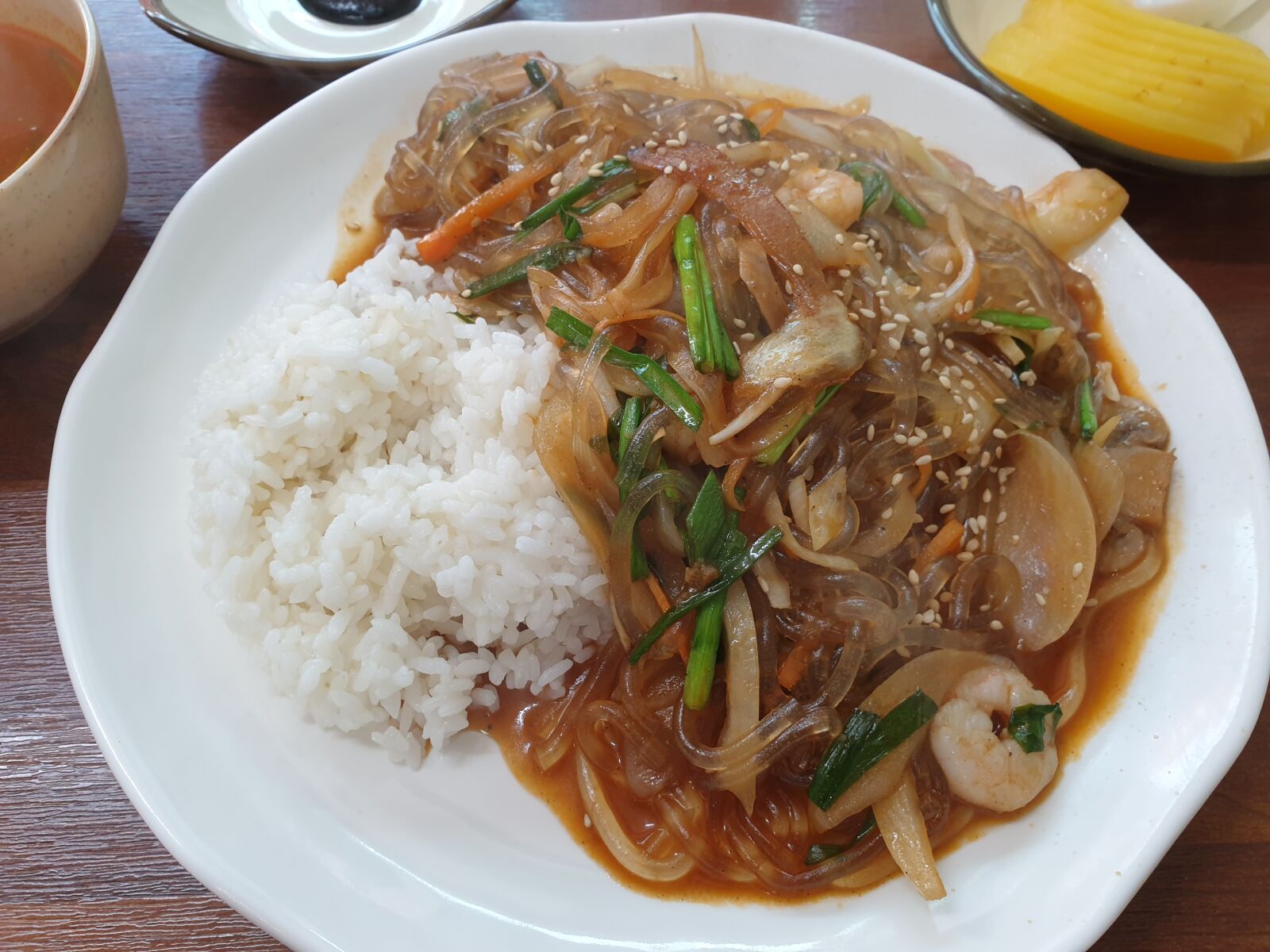 Samsung Galaxy S9+ sample photo. Japchae rice, people's republic photography