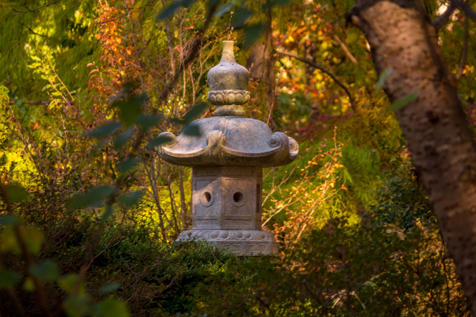 Canon EOS 650D (EOS Rebel T4i / EOS Kiss X6i) + Canon EF-S 55-250mm F4-5.6 IS II sample photo. Japan, stone, lanterns photography