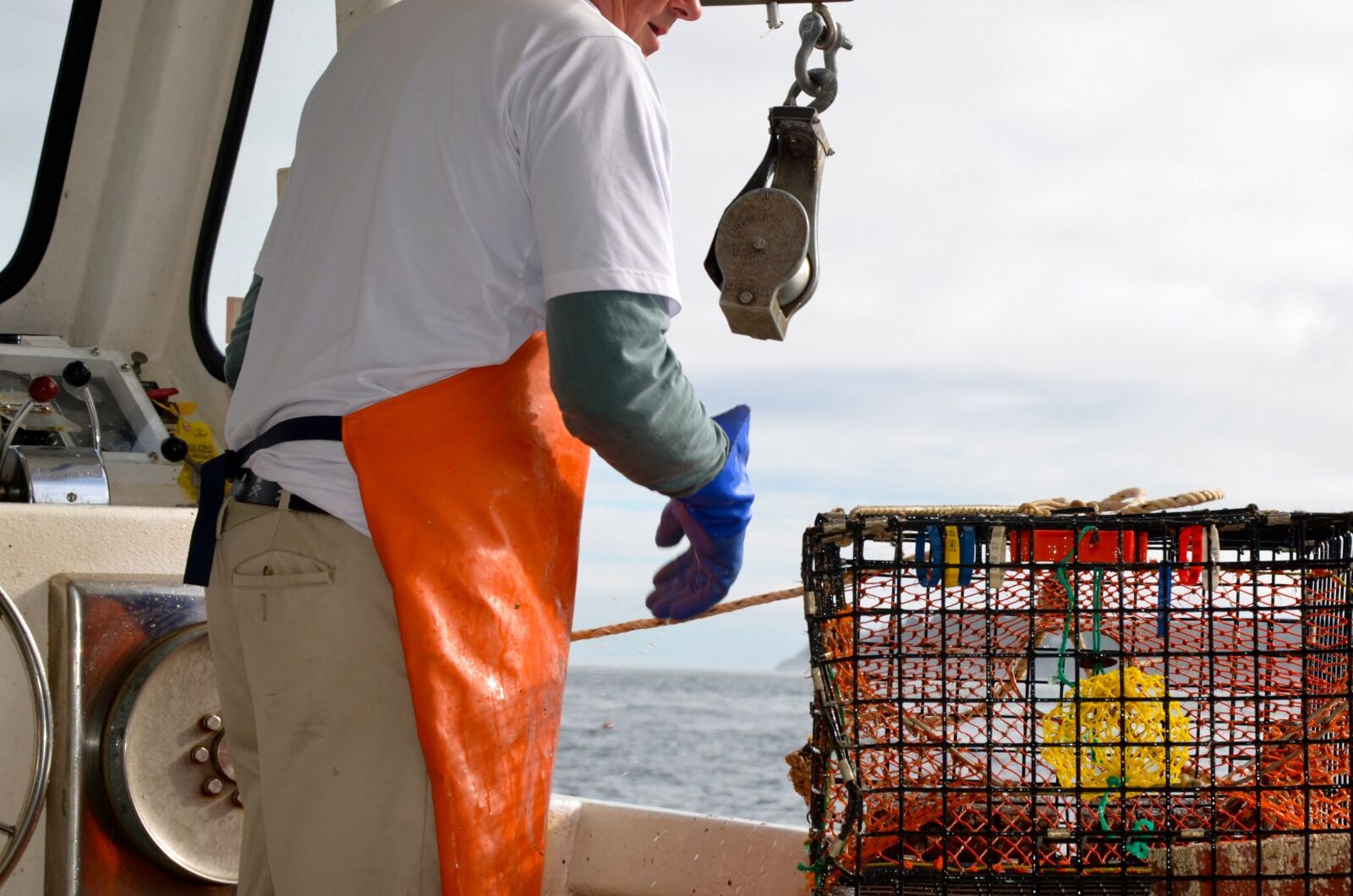 Nikon D7000 sample photo. Boating, lobster, fisherman photography