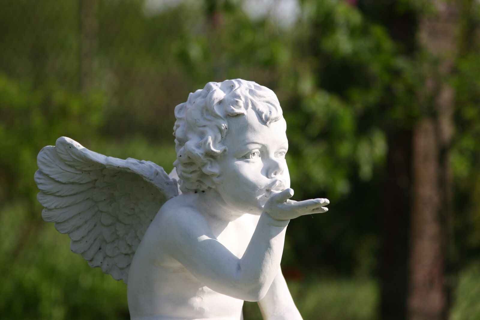 Canon EOS 20D sample photo. Angel, the figurine, statue photography